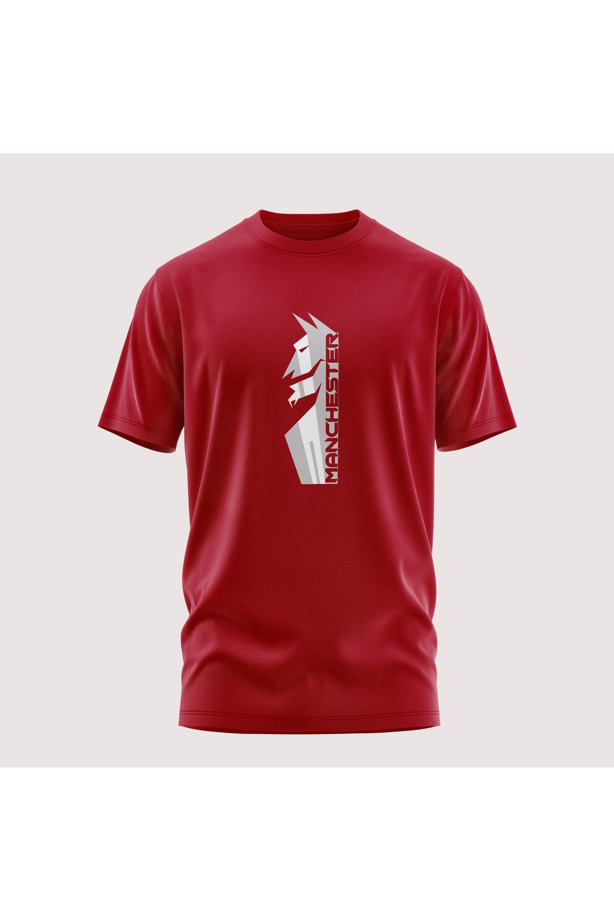 Scudetto T-Shirt Manchester United Devil Karikatür Unisex Tişört