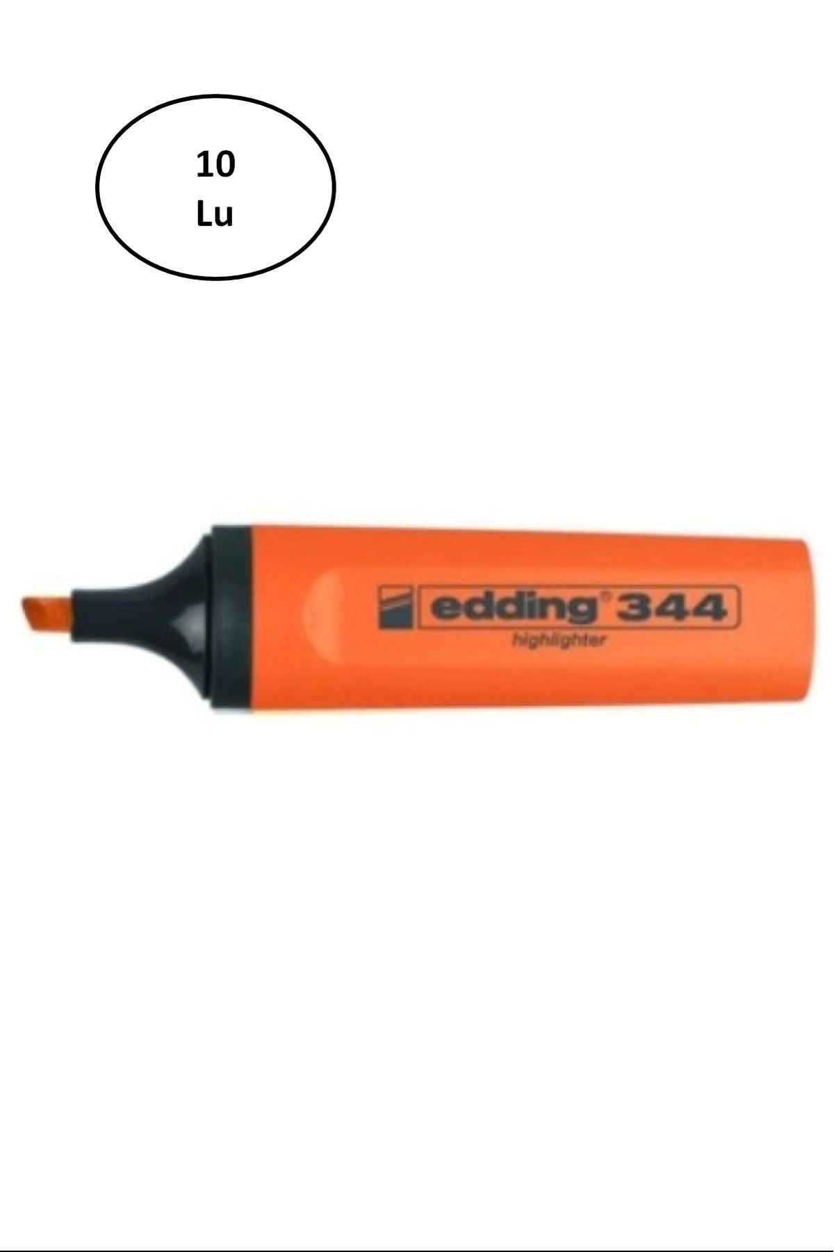 PRATİKOBA Edding Fosforlu Kalem Turuncu Edd-344 10'lu