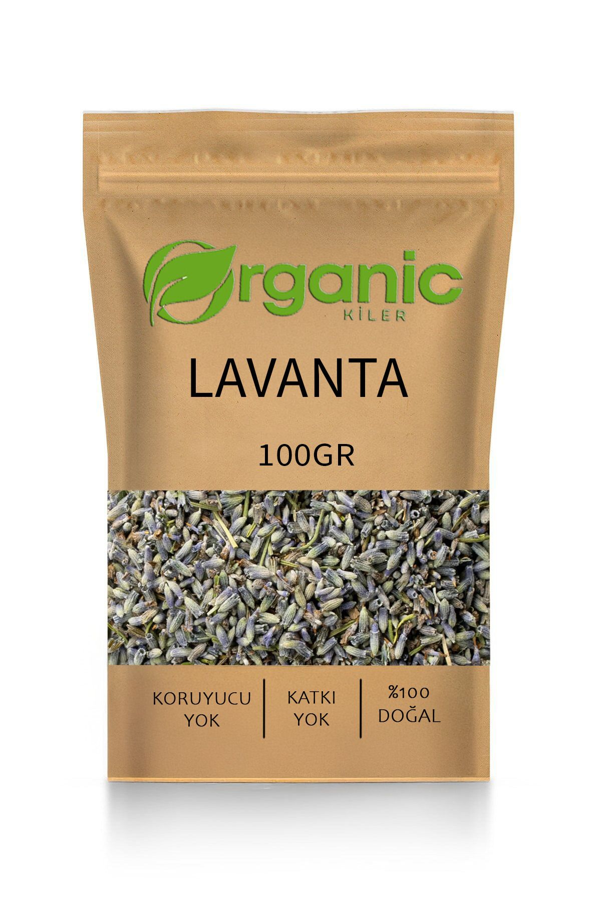 Organic Kiler Doğal Lavanta Çayı 100gr. Elenmiş & Taze Mahsül Lavanta