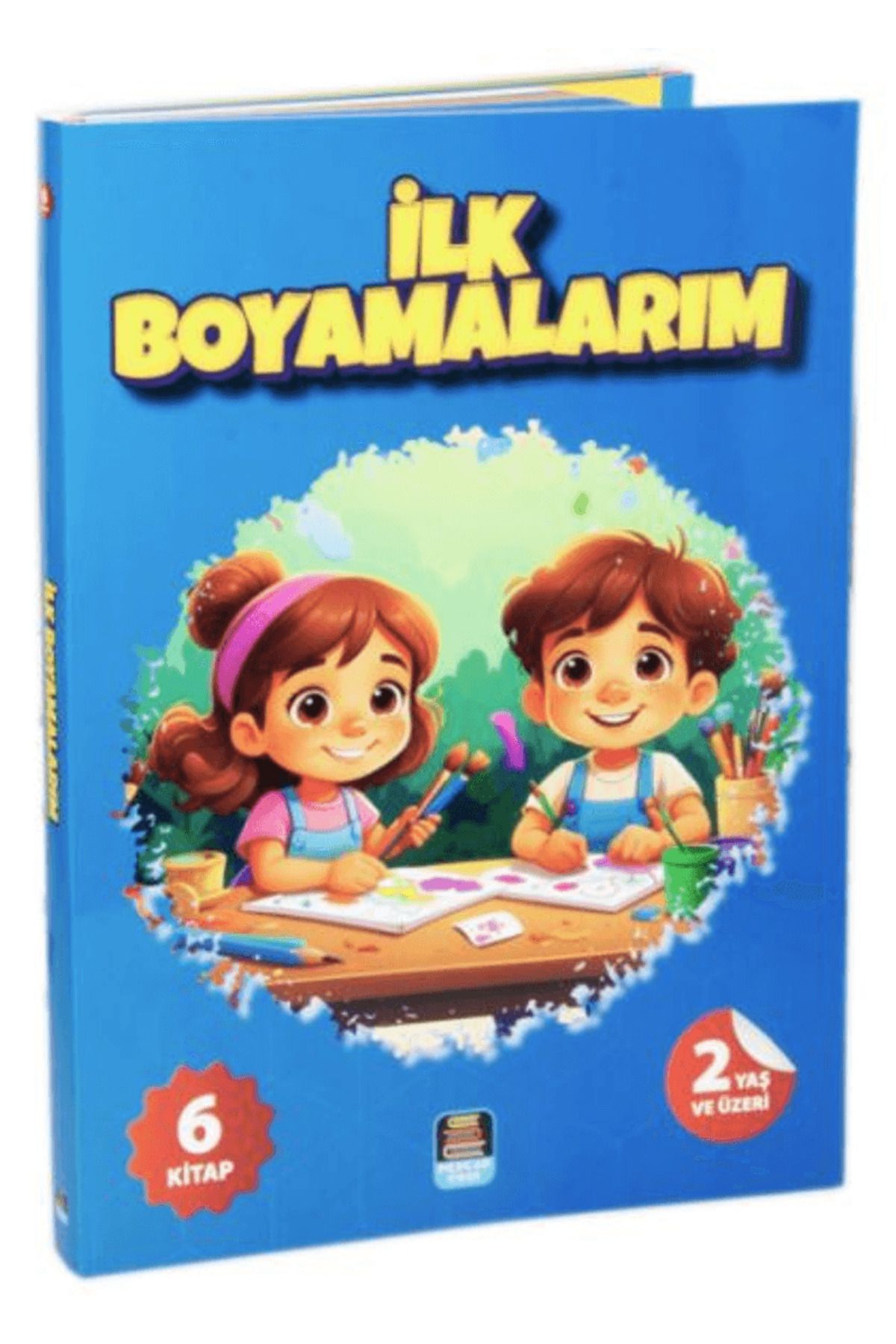 Mercan Okul Yayınları İlk Boyamalarım Renkli ve Çıkartmalarla Beraber (6 Kitap Set) 2+Yaş / 2801202510339