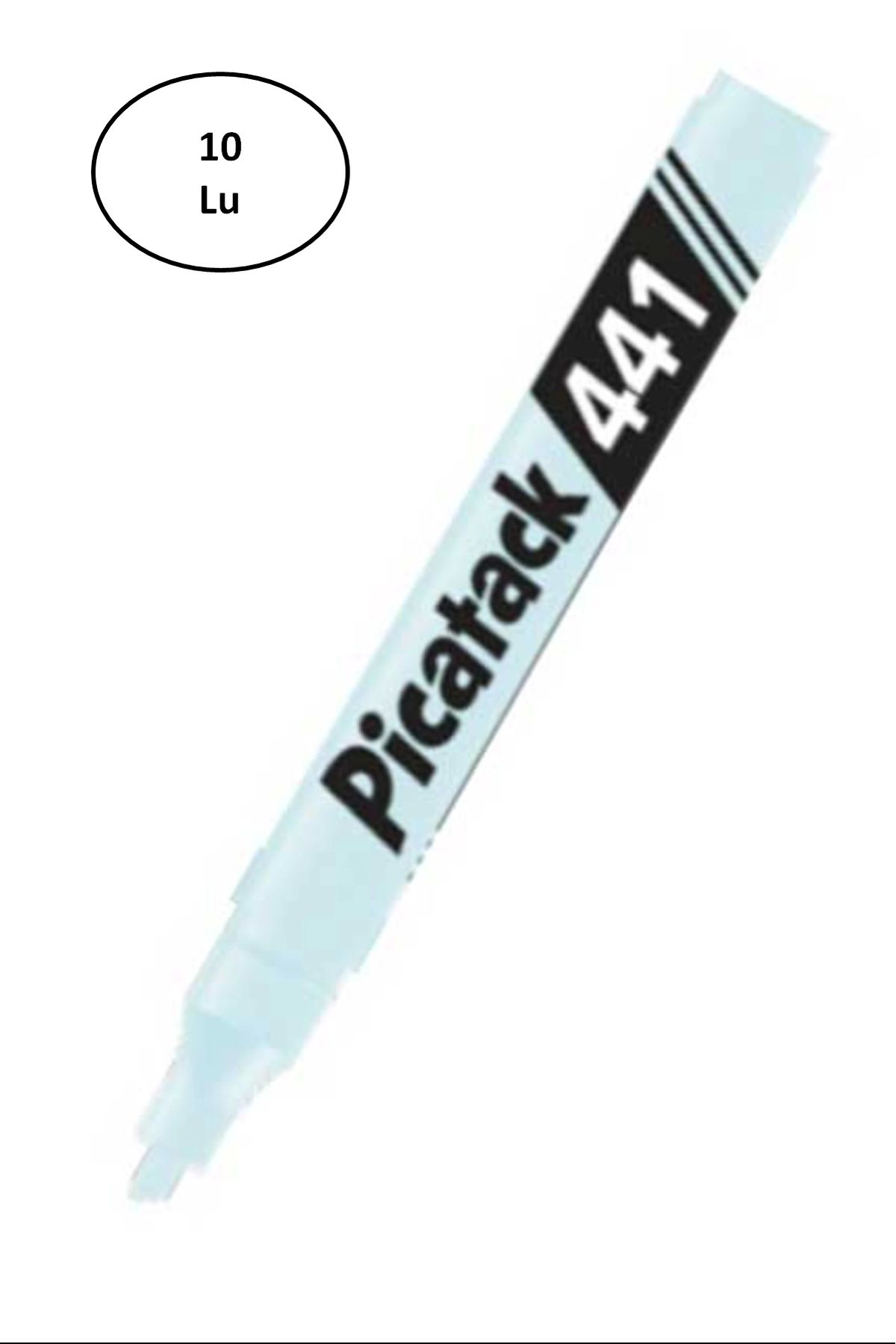 PRATİKOBA Picatack 441 Fosforlu İşaretleme Kalemi Pastel Yeşil 10'lu