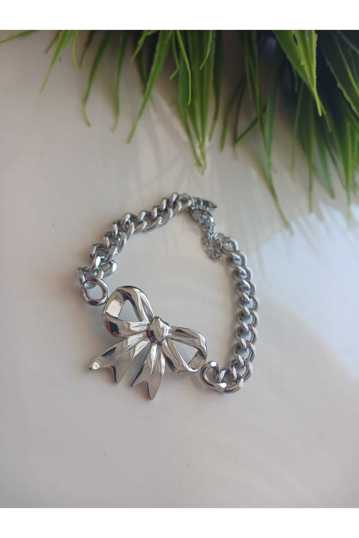 Jewerly Çelik fiyonk bileklik
