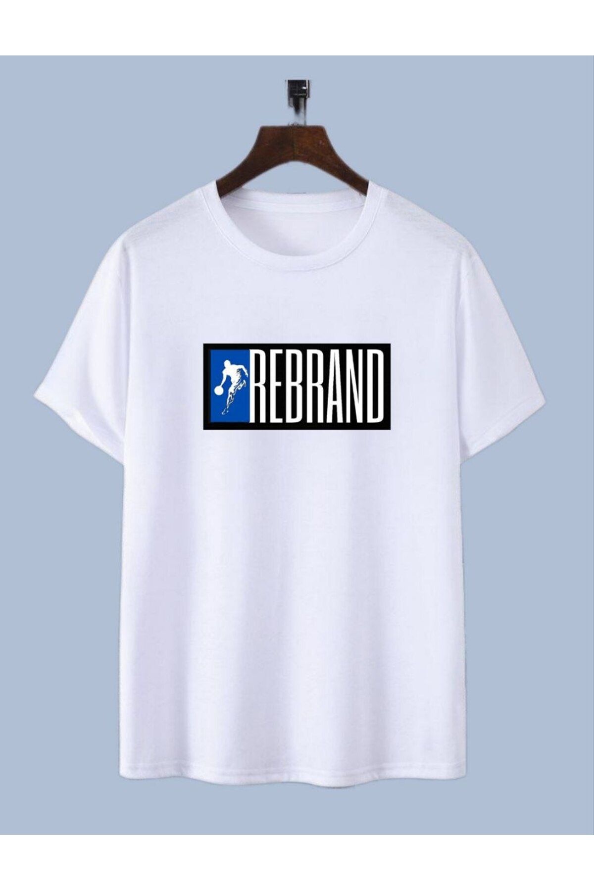 REBRAND Baskılı T-shirt spor Unisex Oversize