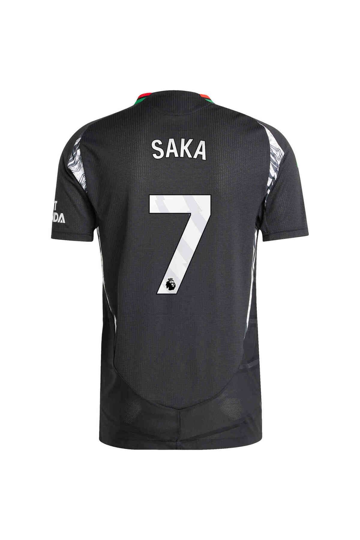 kombinezyum 2024-25 ARSENALL #7 BUKAYO SAKA Deplasman Yetişkin Forması (BLACK)