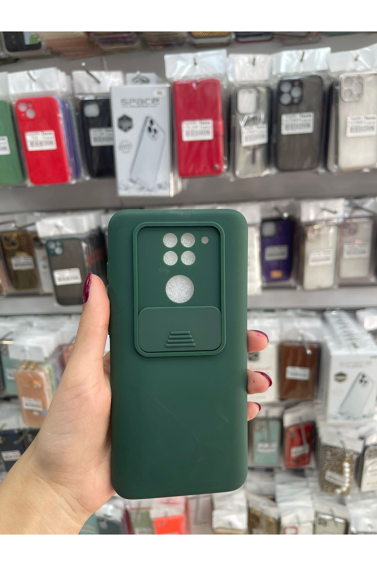 TECNOTREND xiaomi redmi note 9 uyumlu kamera korumalı silikon kılıf