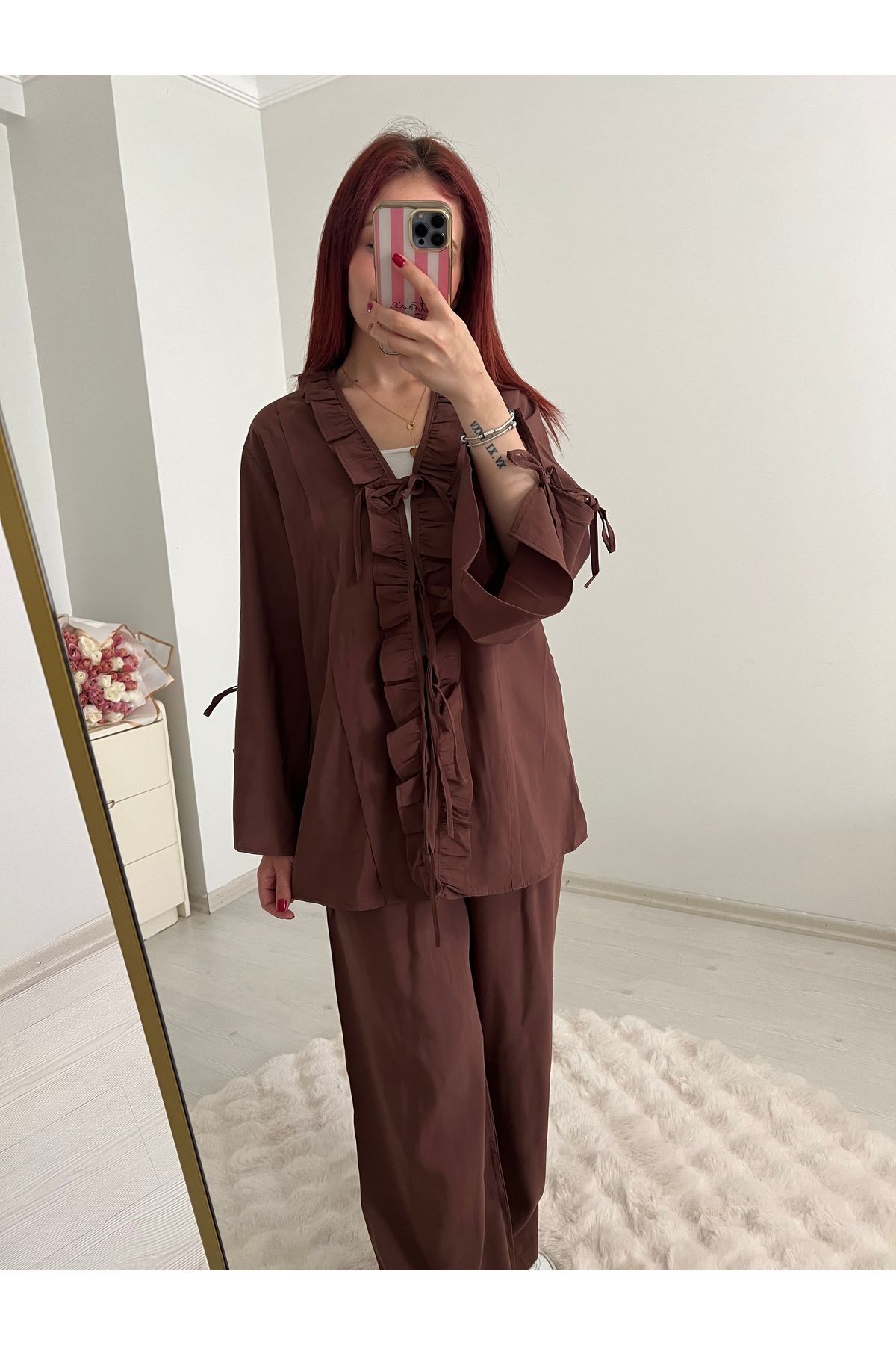 Üda Boutique Tasarım gömlekli takım