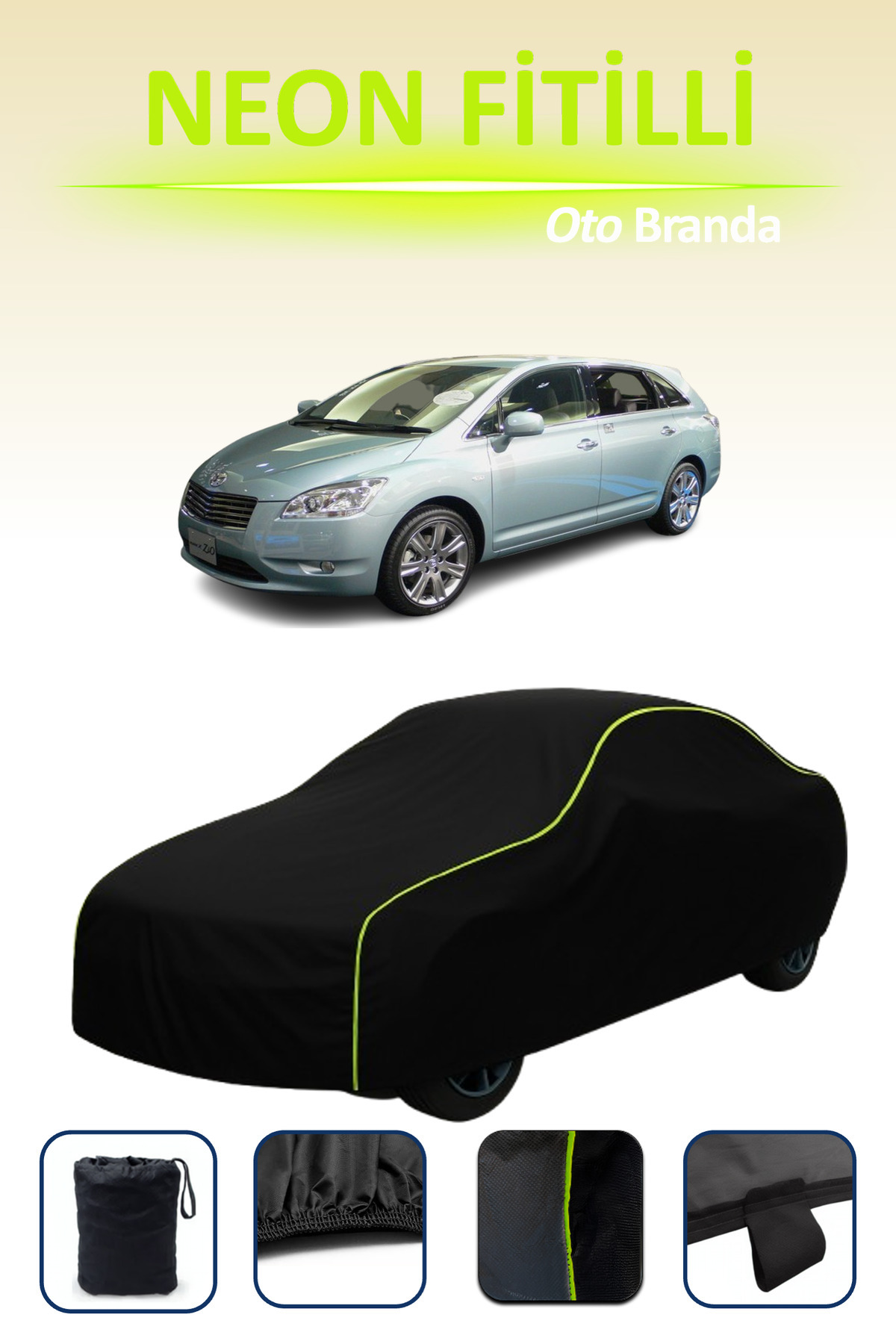 Cemku Cool Black [Toyota Mark X Zio] Compatible Neon Corded Car ...