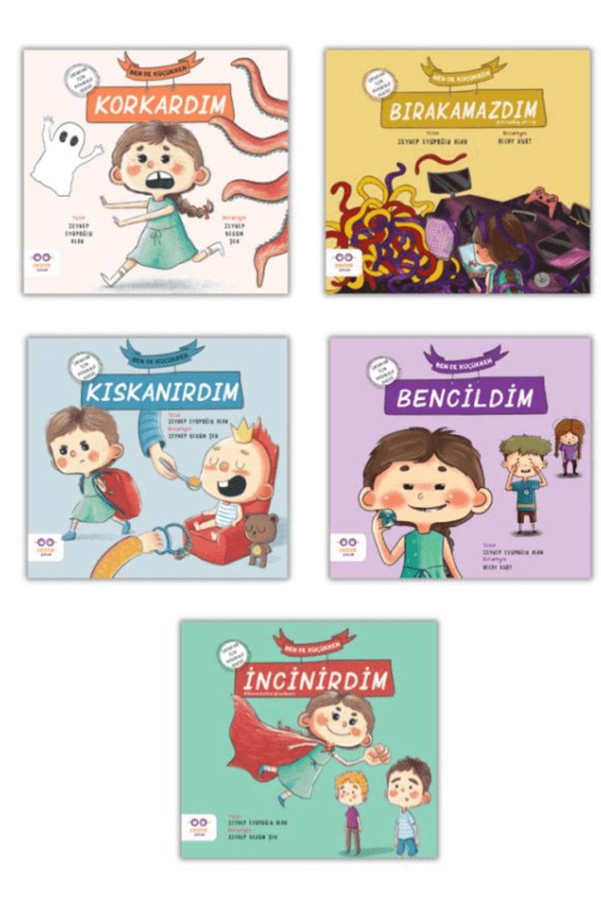 Cezve Çocuk Ben De Küçükken 5 Kitap Set - Çocuklar İçin Psikoloji Serisi / Cezve Çocuk / 4444444443606