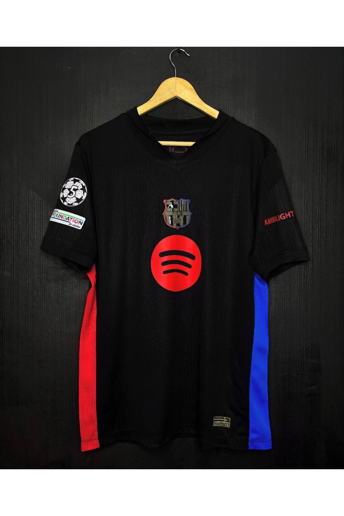 kombinezyum 2024/25 Barcelona # Deplasman Forması (BLACK)