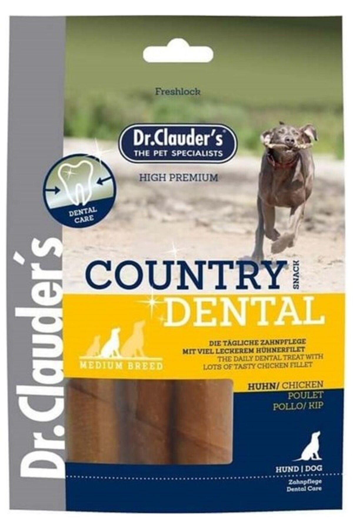 Orqinel Dr. Clauder's Dr Clauders Country Dental Tavuklu Köpek Ödülü 120 gr