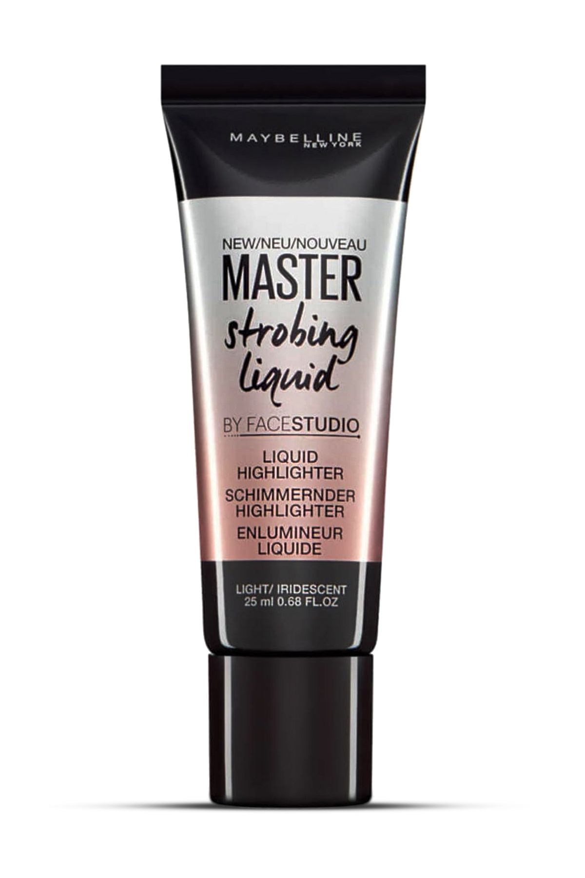 Maybelline New York-Master Strobing Liquid Highlighter Enluminer Light - Iridescent, 25ml 2