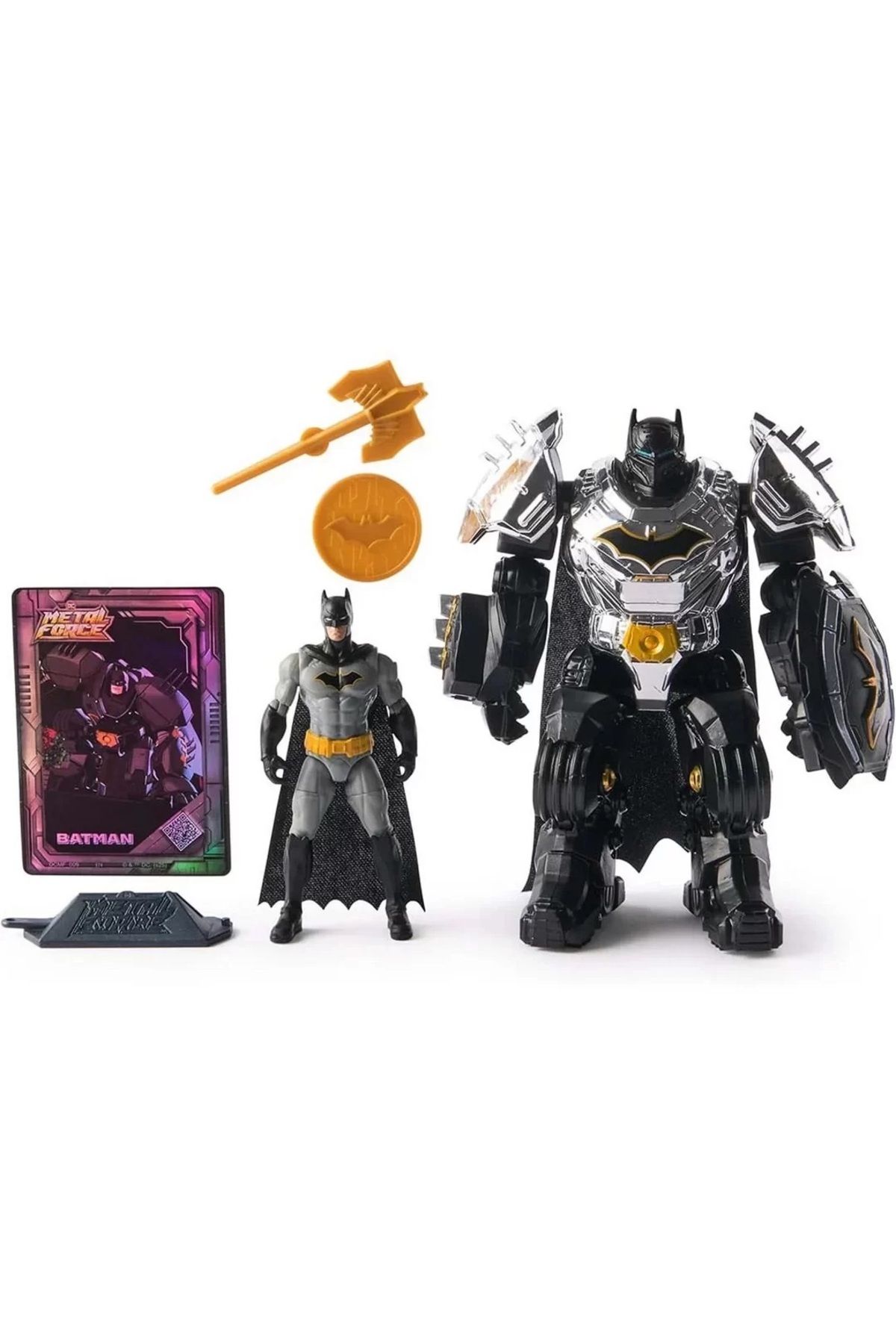 Tower Toys DC Metal Batman Force Figür Seti
