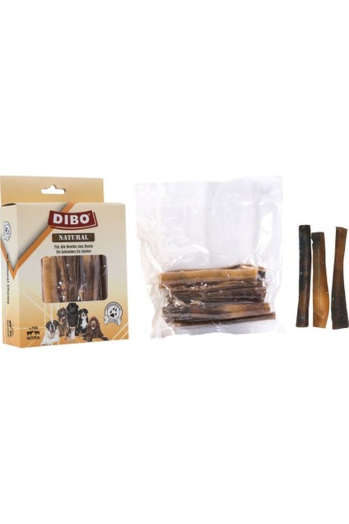 Orqinel Dibo Kurutulmuş Dana Kelle Derisi Naturel 100 gr