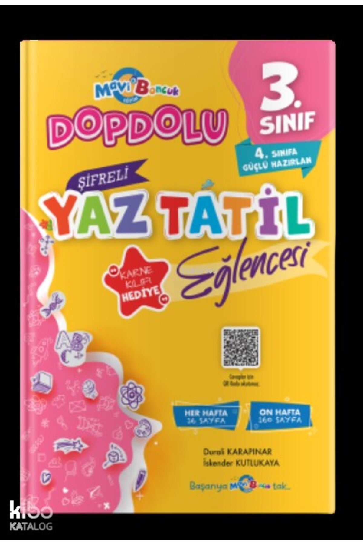 Mavi Boncuk 3. Sınıf Şifreli Yaz Tatil Eğlencesi Mavi Boncuk Yayınları