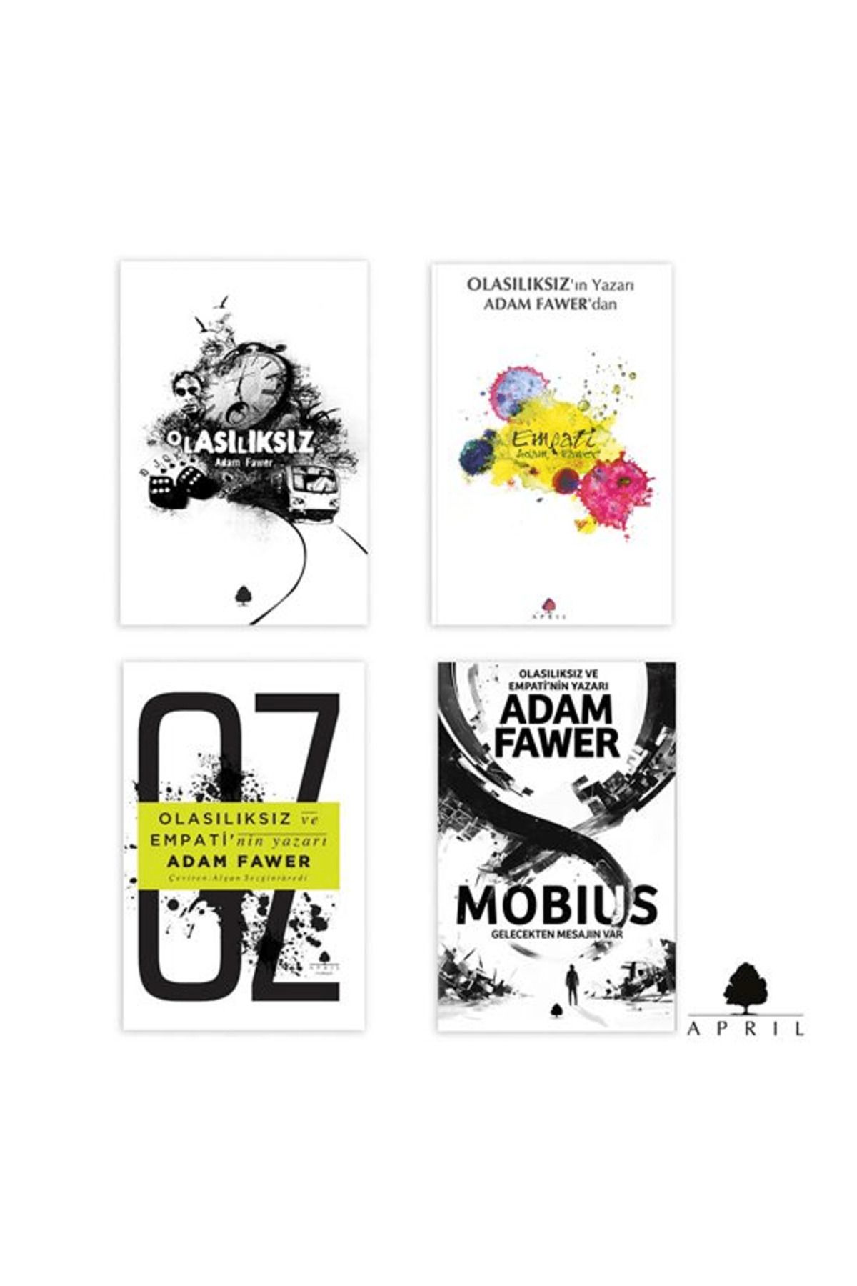 April Yayıncılık Adam Fawer Set / Adam Fawer / April Yayıncılık / 9786259547077