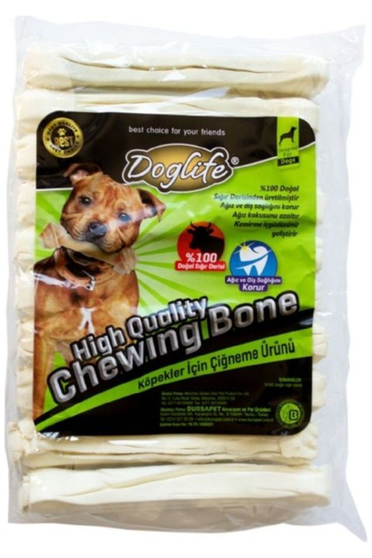 Orqinel Doglife Press Kemik White 160GR/AD. 10LU