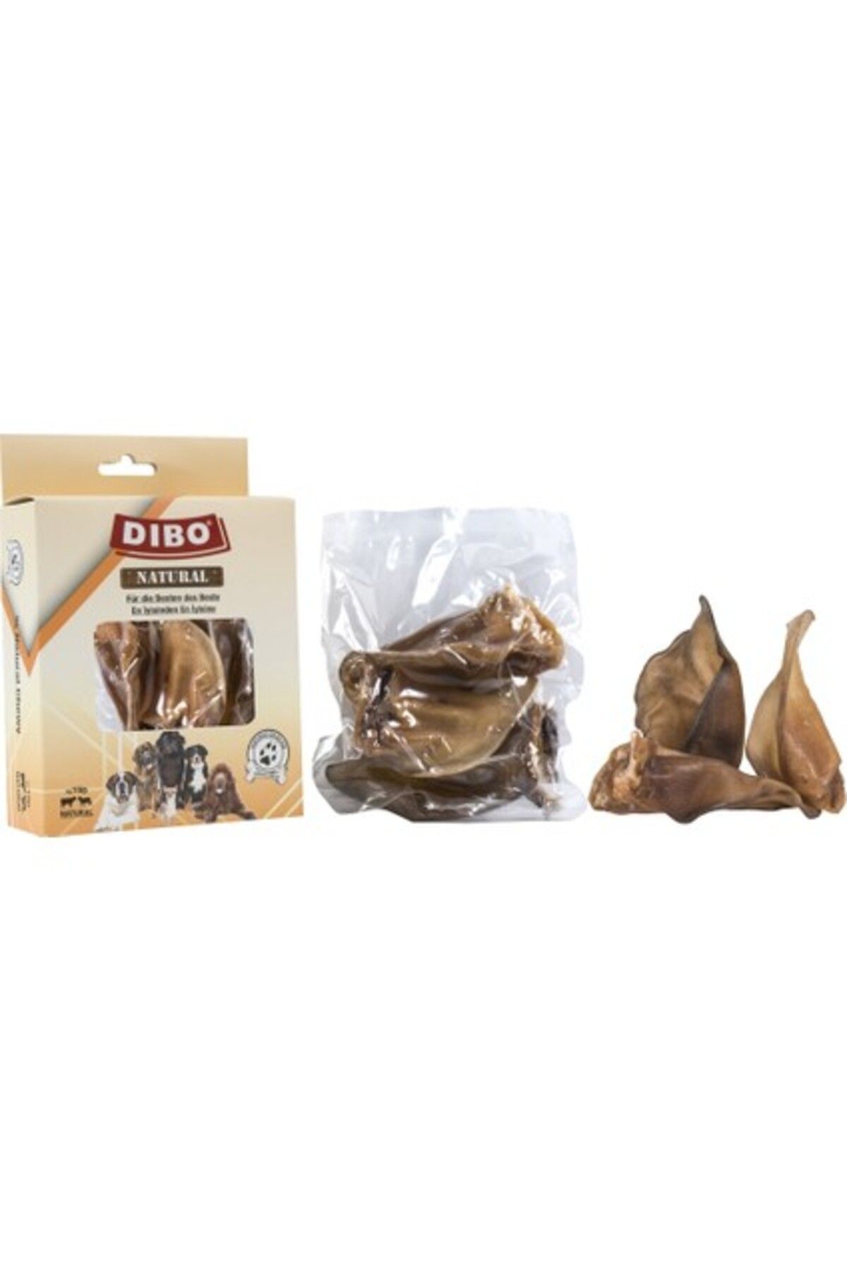 Orqinel Dibo Kurutulmuş Dana Kulak Naturel 100 gr