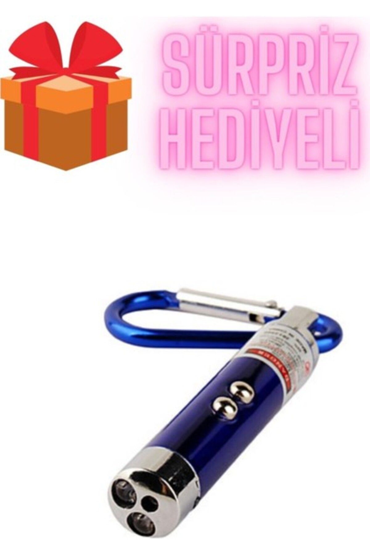 Orqinel Hellove Sürpriz Hediyeli Kedi Oyuncağı Lazer Oyuncak Lazer Işığı