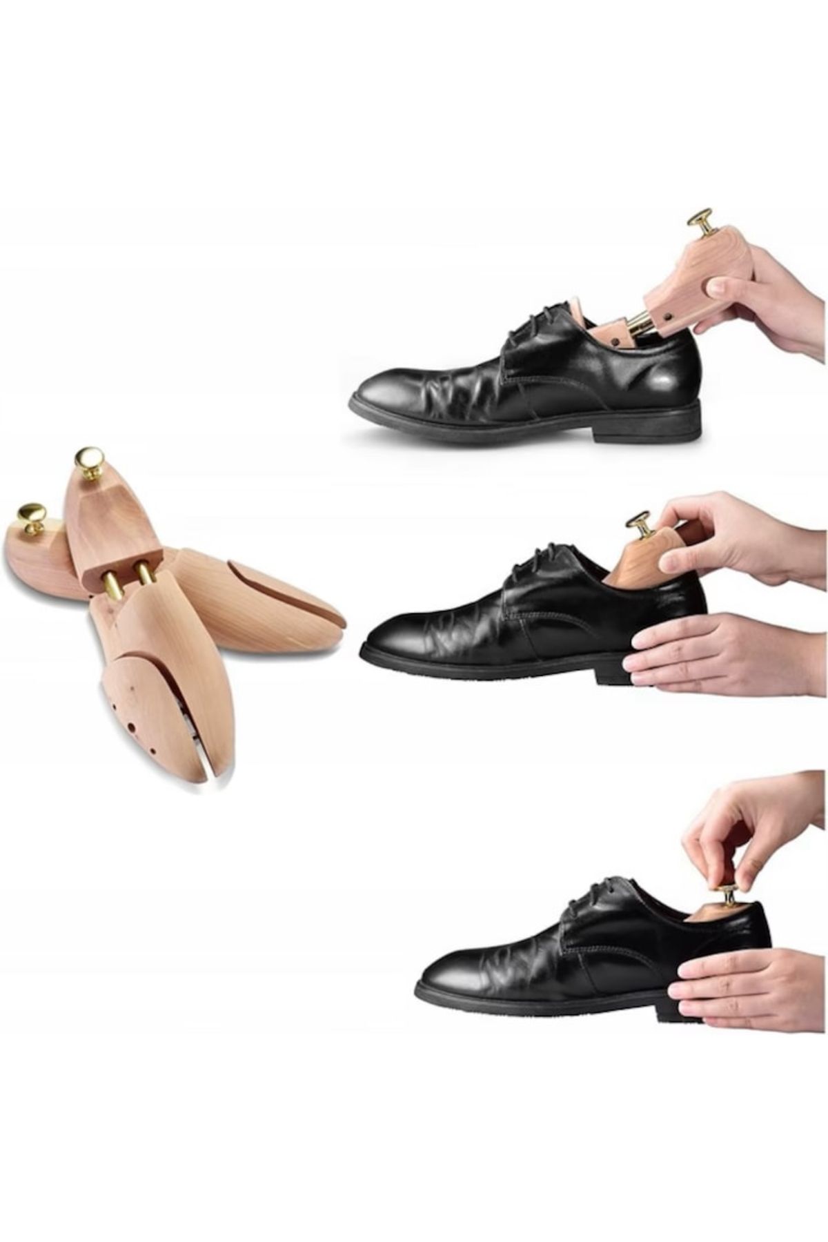 varioshop-Set of 2 Adjustable Shoe Stretchers/Shoe Lasts VarioShop®, Size 39 - 40, For Widening and Elongating Shoes, Plain 7