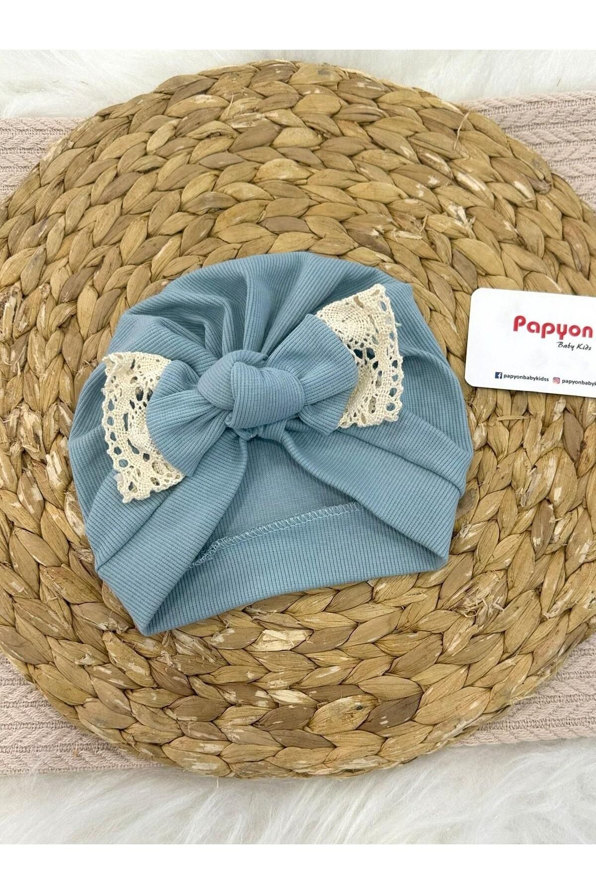 Papyon Baby Kids Kaşkorse Fistolu Kız Bebek Bone