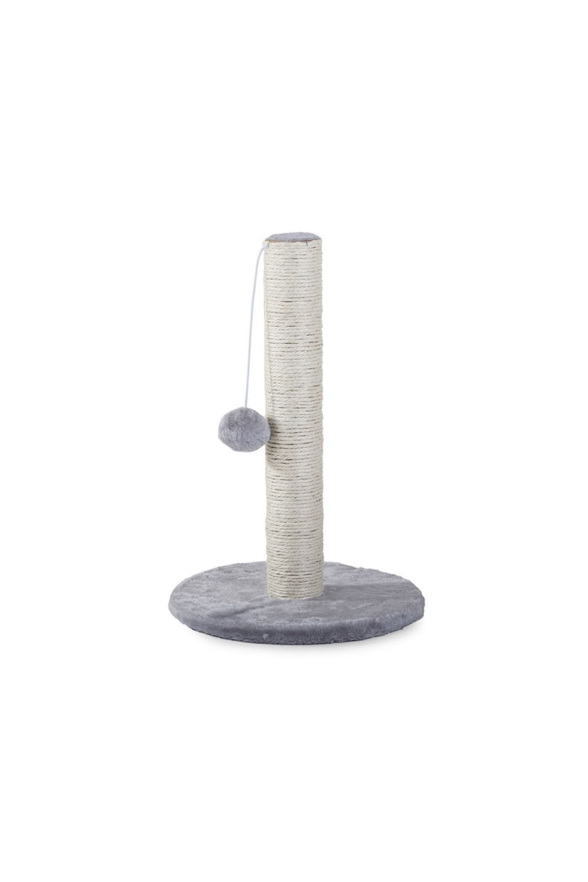 varioshop-VarioShop® cat play and scratching post set, plush ball, soft base, sturdy construction 6
