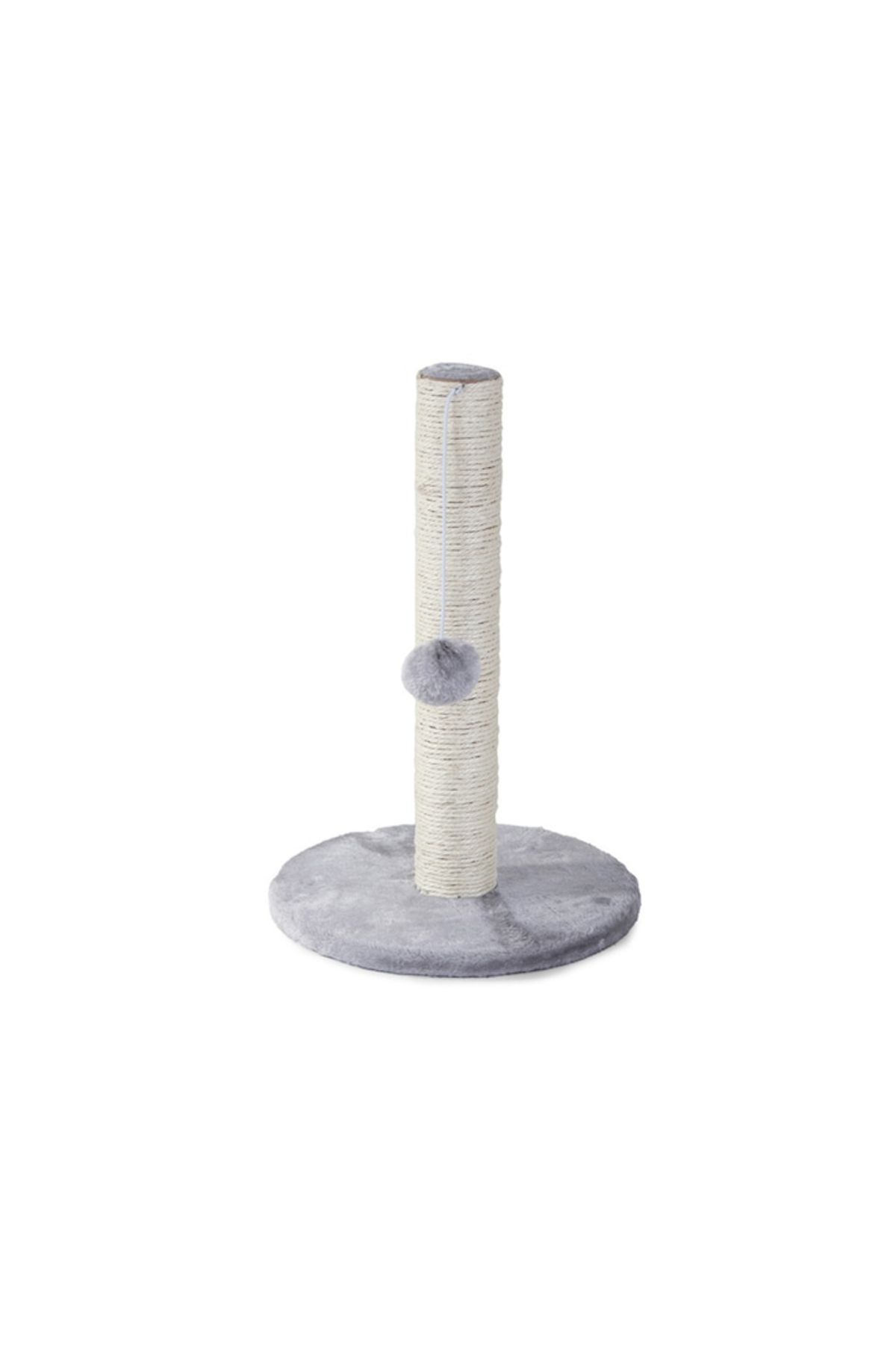 varioshop-VarioShop® cat play and scratching post set, plush ball, soft base, sturdy construction 2