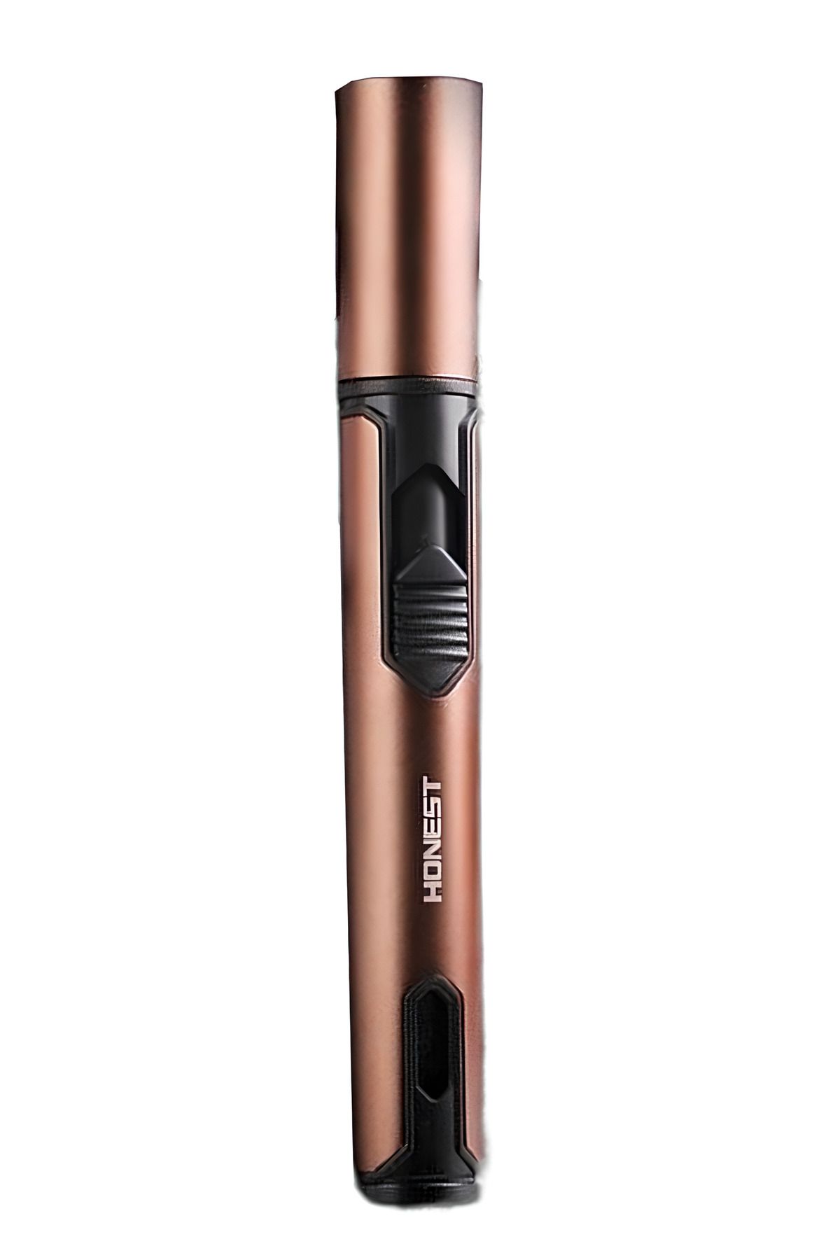 Honest Tek Torch Pürmüz Kahverengi - Siyah Masa Tipi Puro Çakmağı