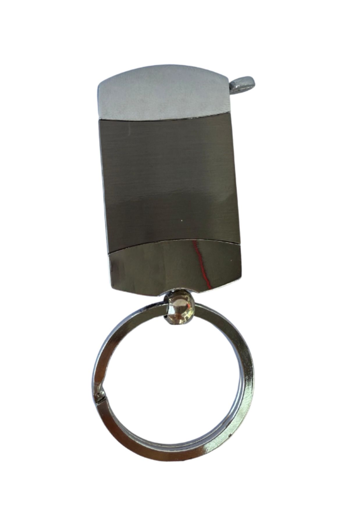 PremiumQuality Gunmetal Gümüş Metal Soft Flame Çakmak