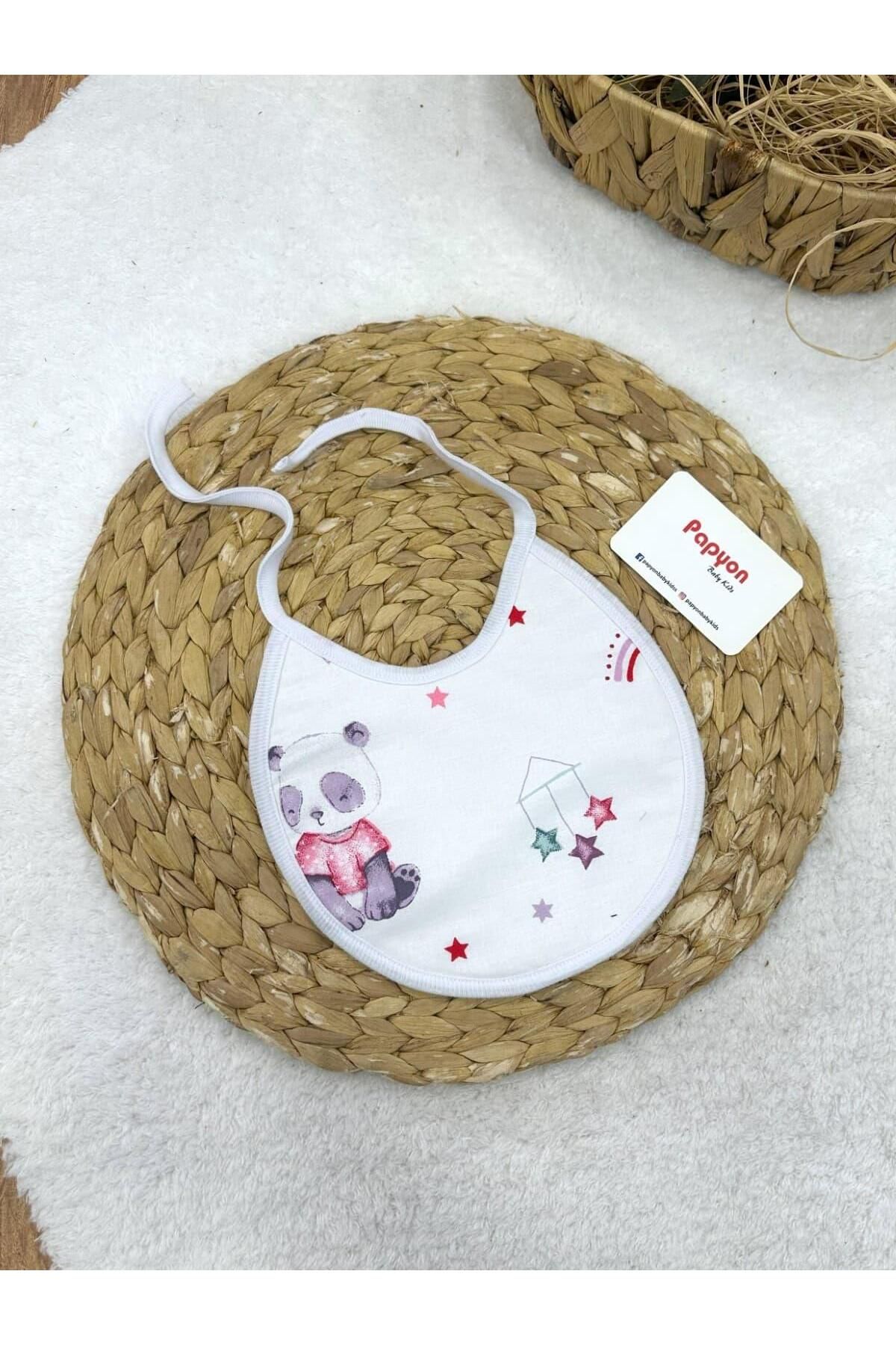 Papyon Baby Kids Küçük Boy Baskılı Penye Bebek Önlük