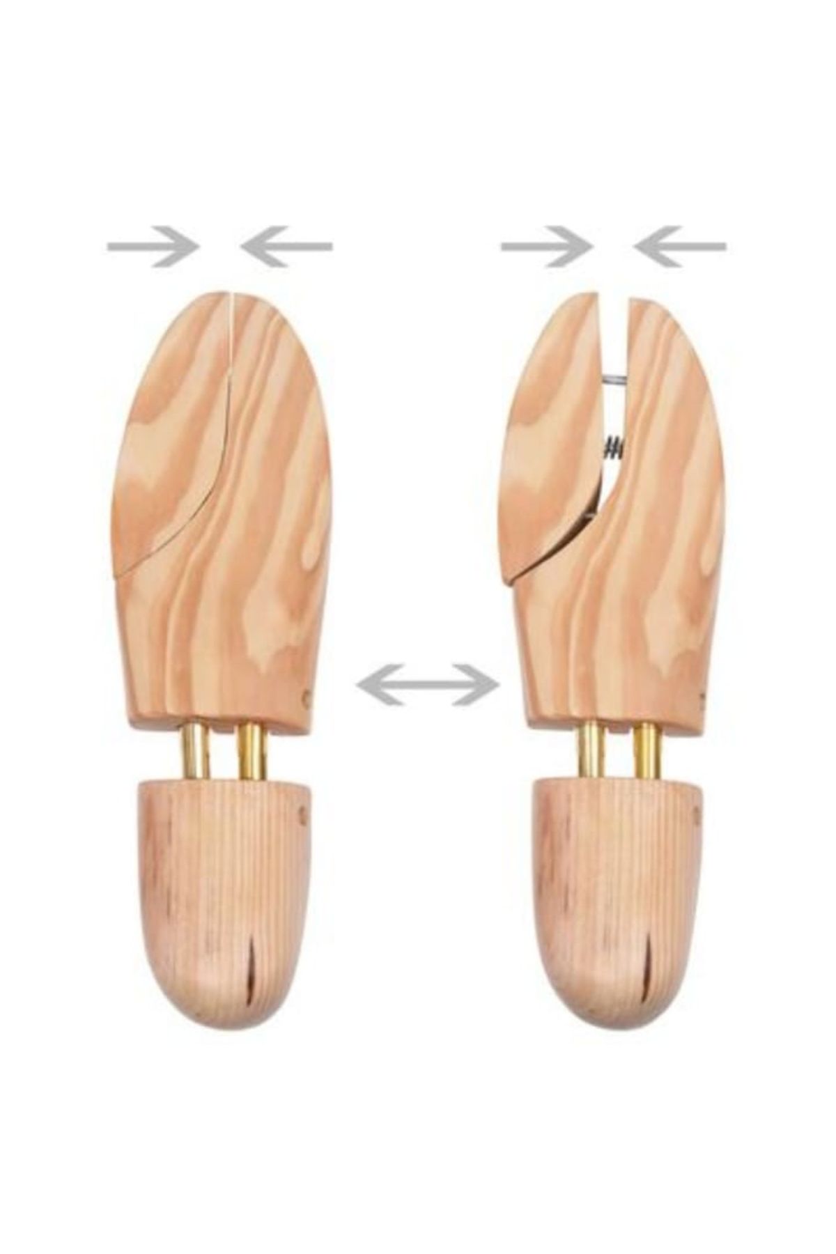 varioshop-Set of 2 Adjustable Shoe Stretchers/Shoe Lasts VarioShop®, Size 39 - 40, For Widening and Elongating Shoes, Plain 4