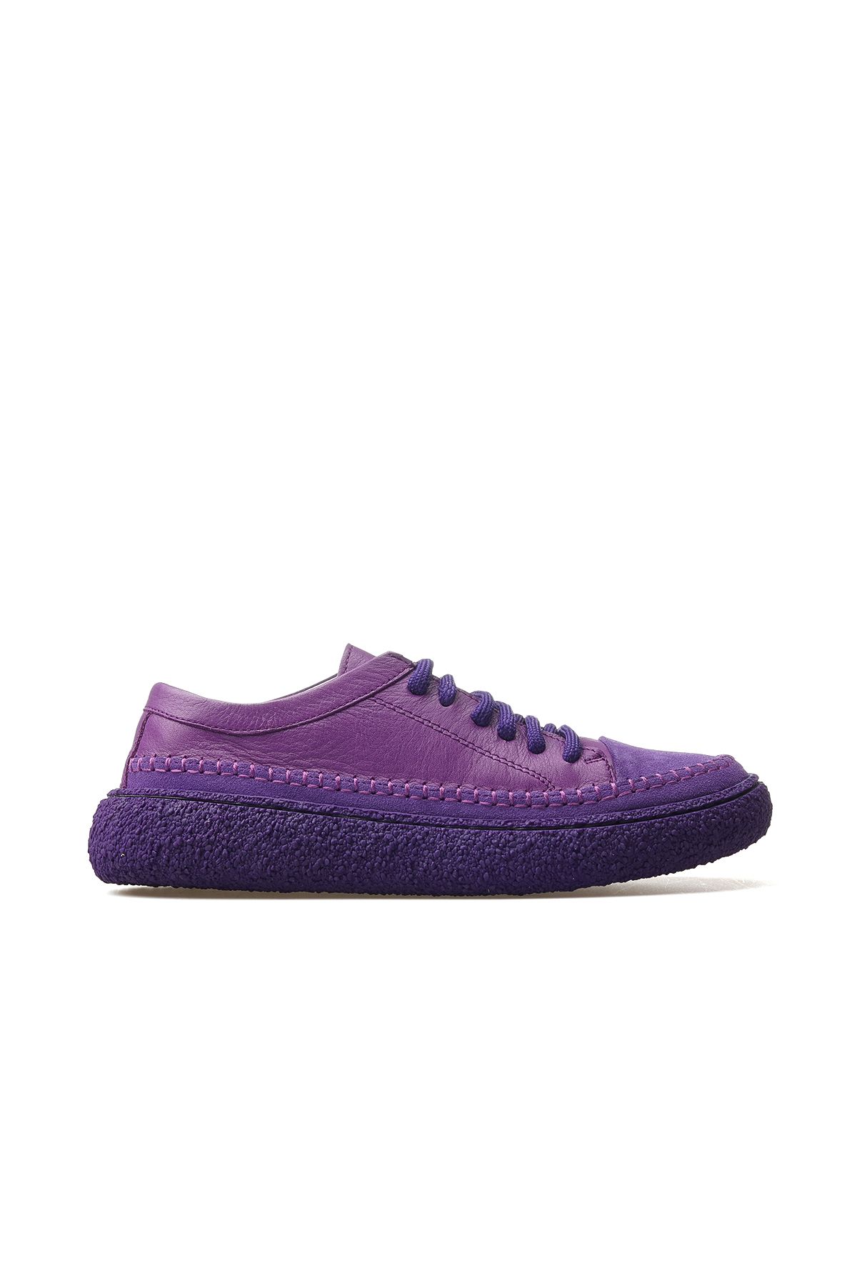 Mammamia Kadın Hakiki Deri Sneaker Ayakkabı 25y D25ya-240 Z Lila Süet