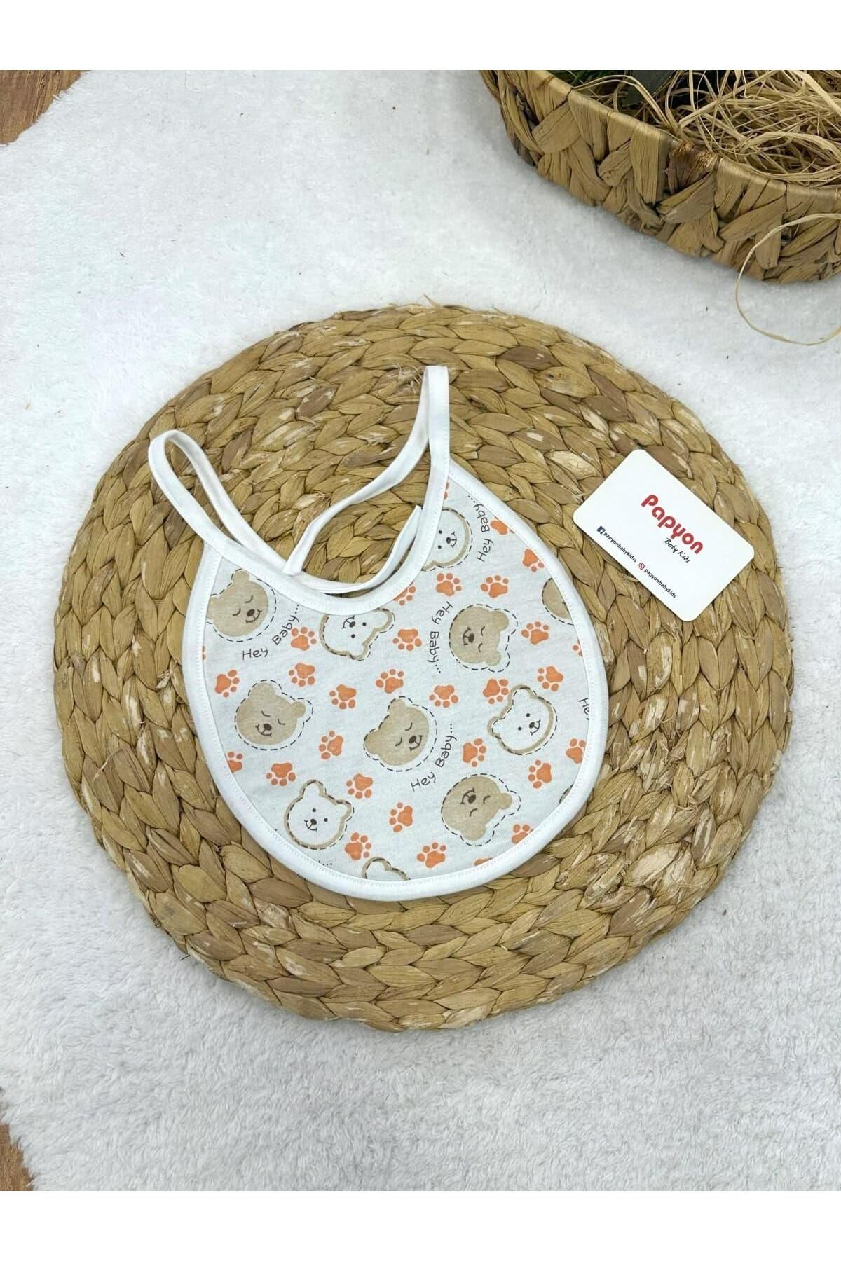 Papyon Baby Kids Küçük Boy Baskılı Penye Bebek Önlük