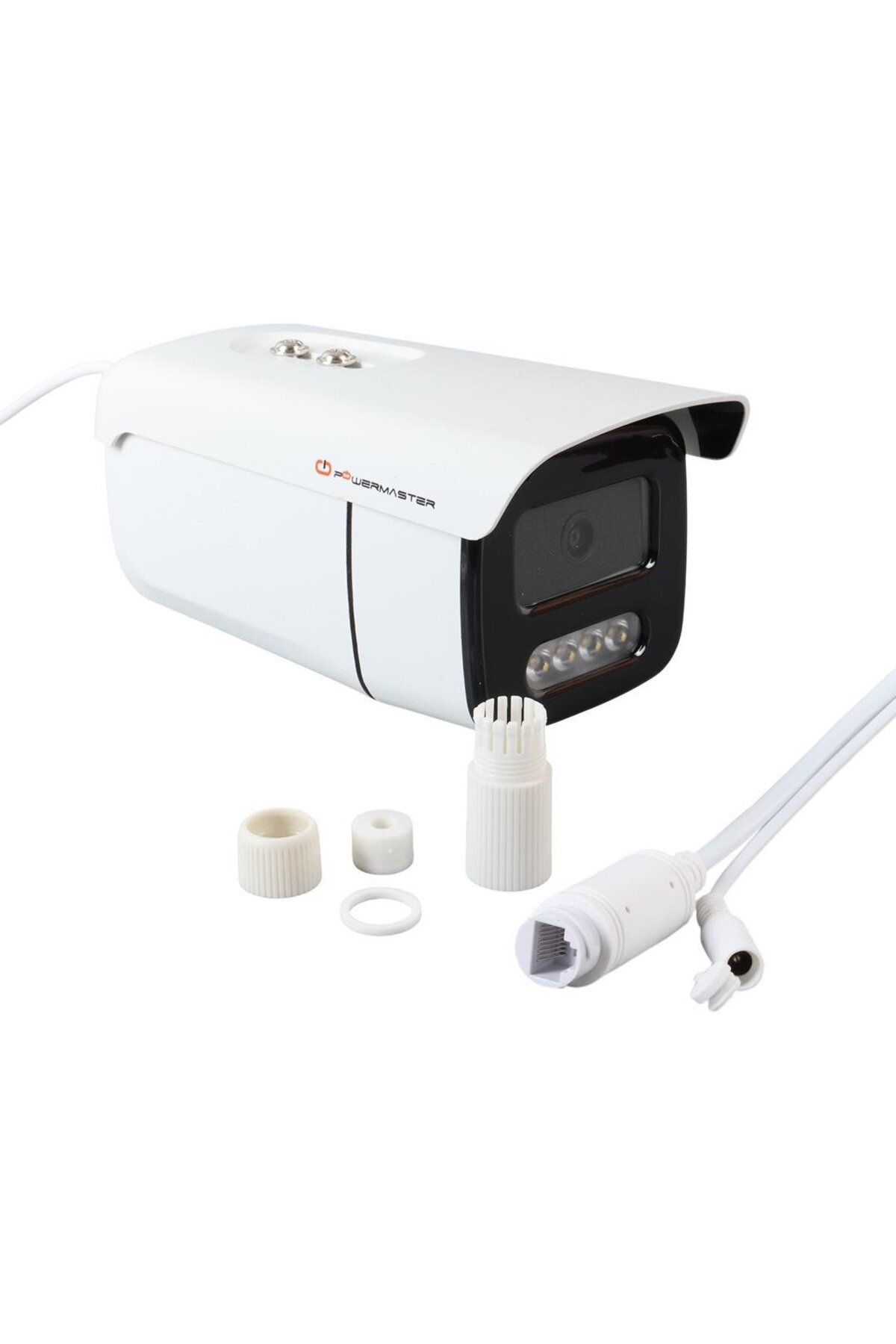 Powermaster PM-19419 3-4MP IPC 4 Warm Led Metal Kasa Poeli IP Bullet Kamera