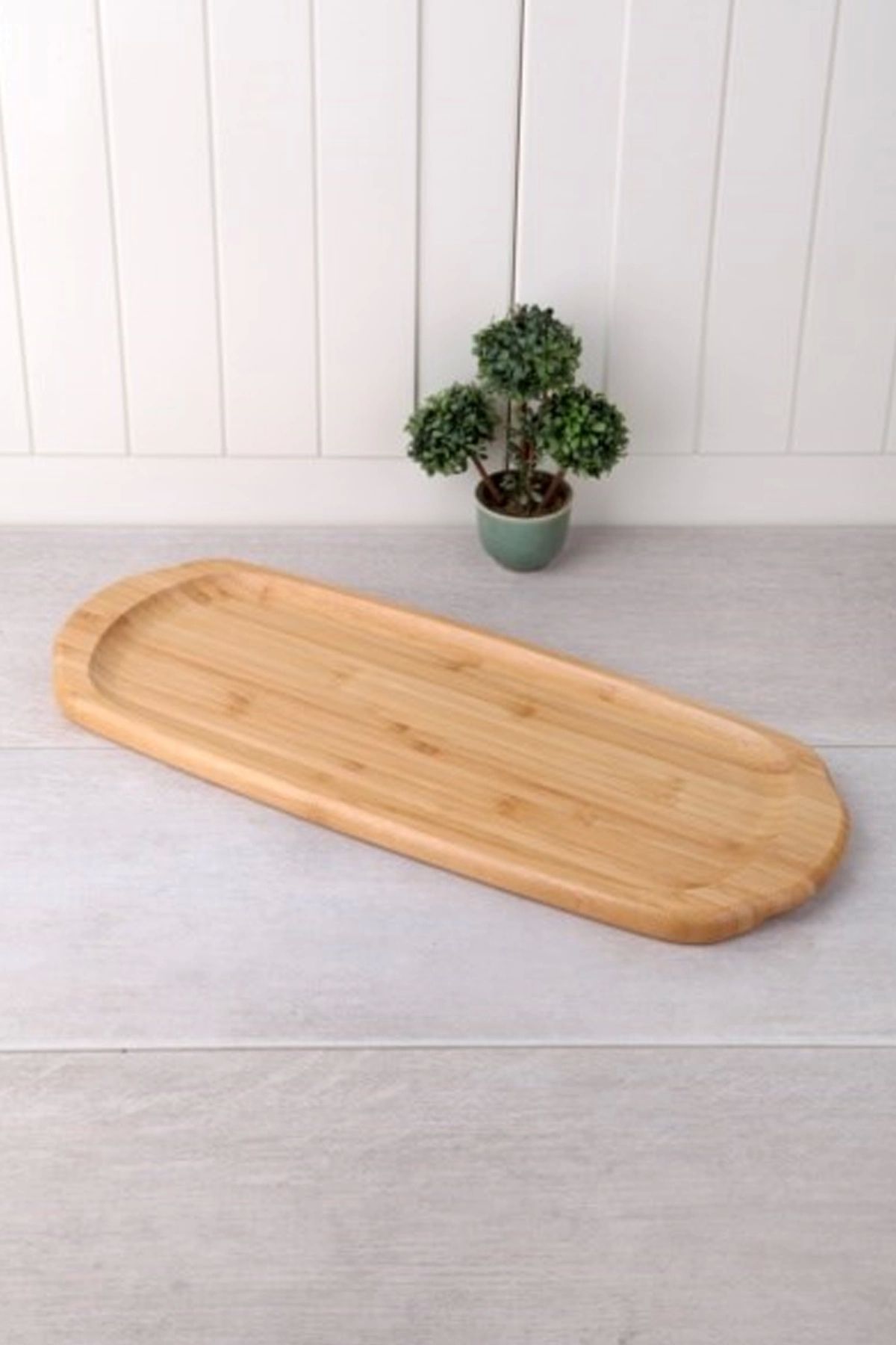 PRATİKOBA Bambu Sunum Tahtası 40x16 Royaleks-BLSSTP4016