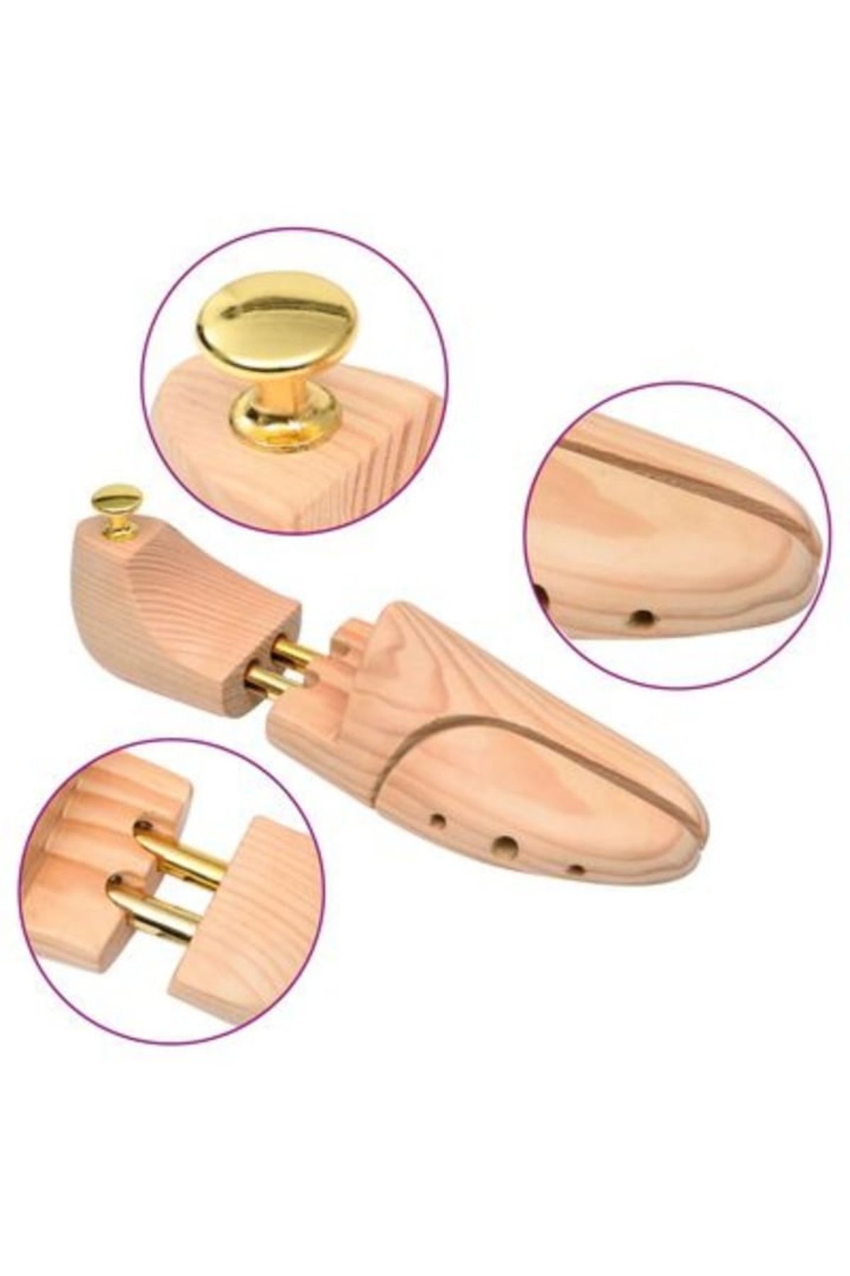 varioshop-Set of 2 Adjustable Shoe Stretchers/Shoe Lasts VarioShop®, Size 39 - 40, For Widening and Elongating Shoes, Plain 6