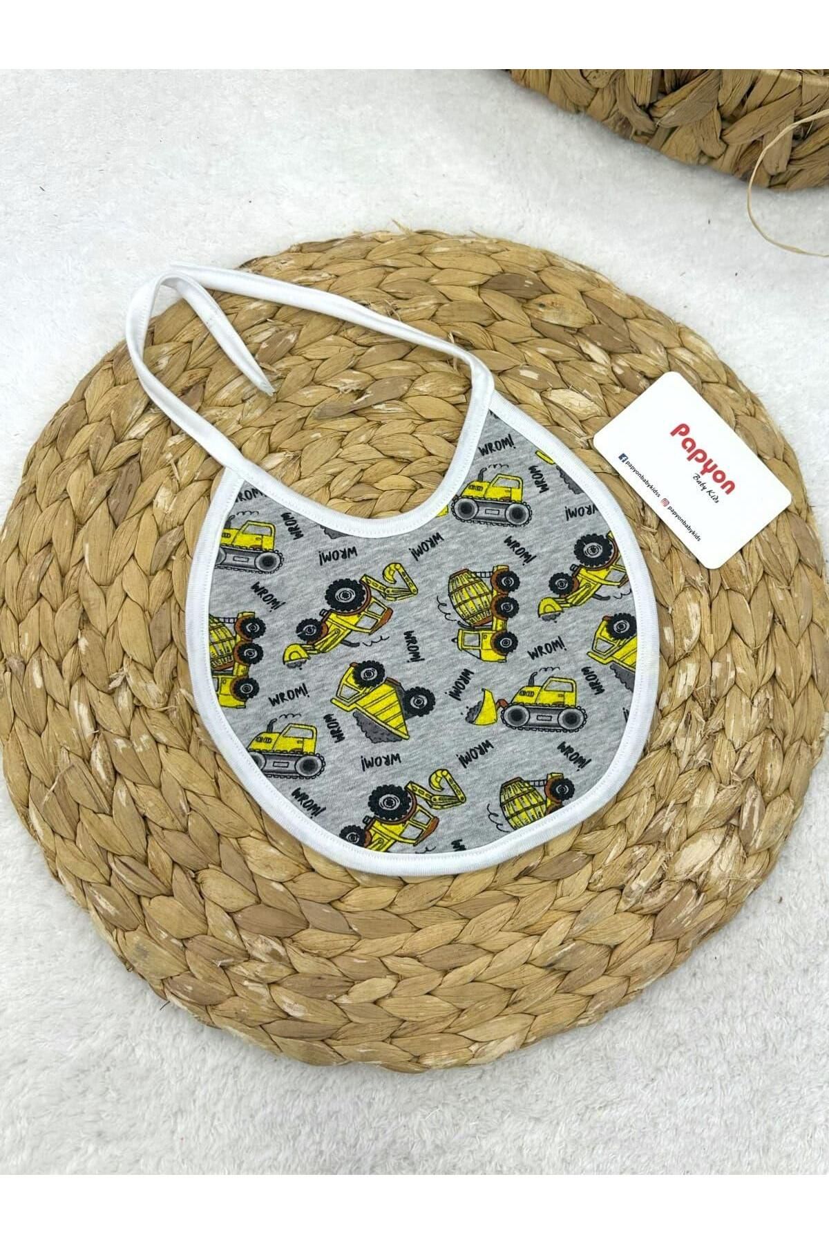 Papyon Baby Kids Küçük Boy Baskılı Penye Bebek Önlük