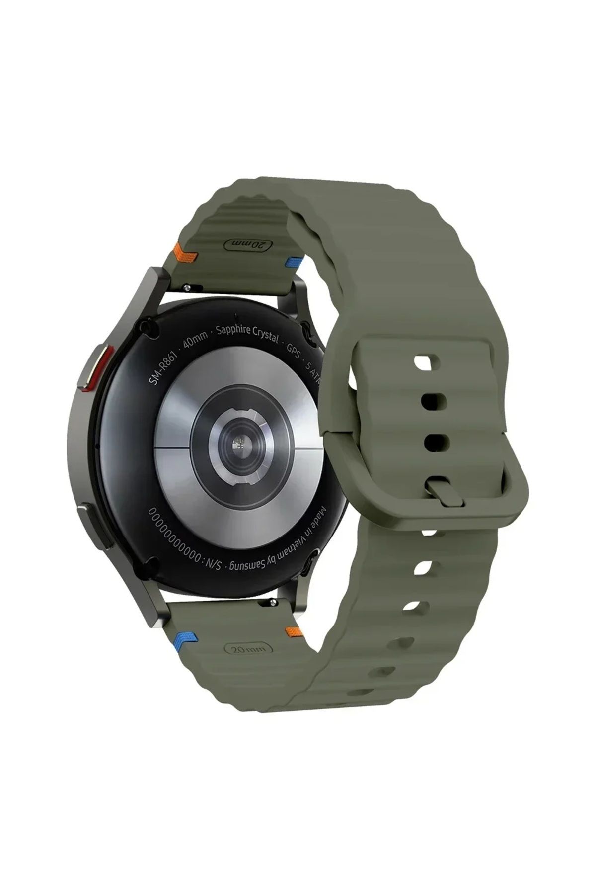 Dmay Amazfit Gts 3 / Gts 2 Mini / Gts 4 Mini Uyumlu Tokalı Silikon Kordon 20MM