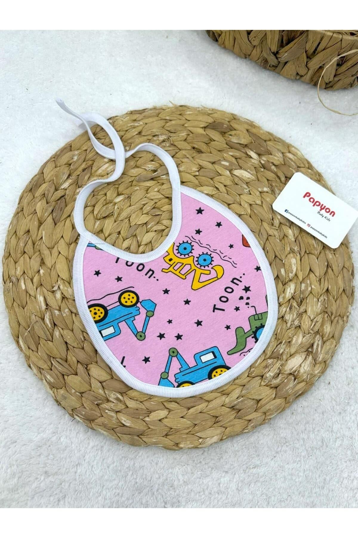 Papyon Baby Kids Küçük Boy Baskılı Penye Bebek Önlük