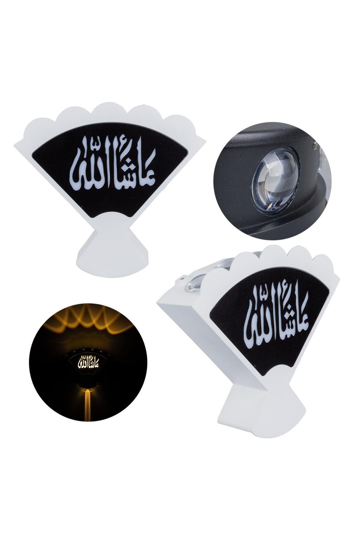 Powermaster PM-24454 3000K Maşallah Arapça Üçgen Dekoratif LED Duvar Aplik