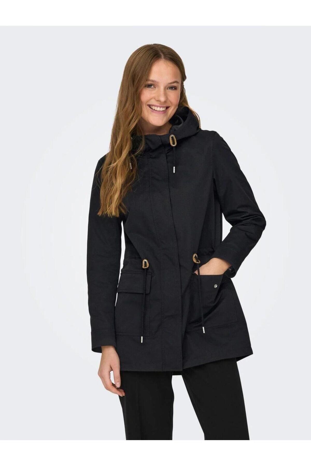ONLY 15312869 Onllouıse Parka Cc Lıfe Otw Kadın Trenchcoat