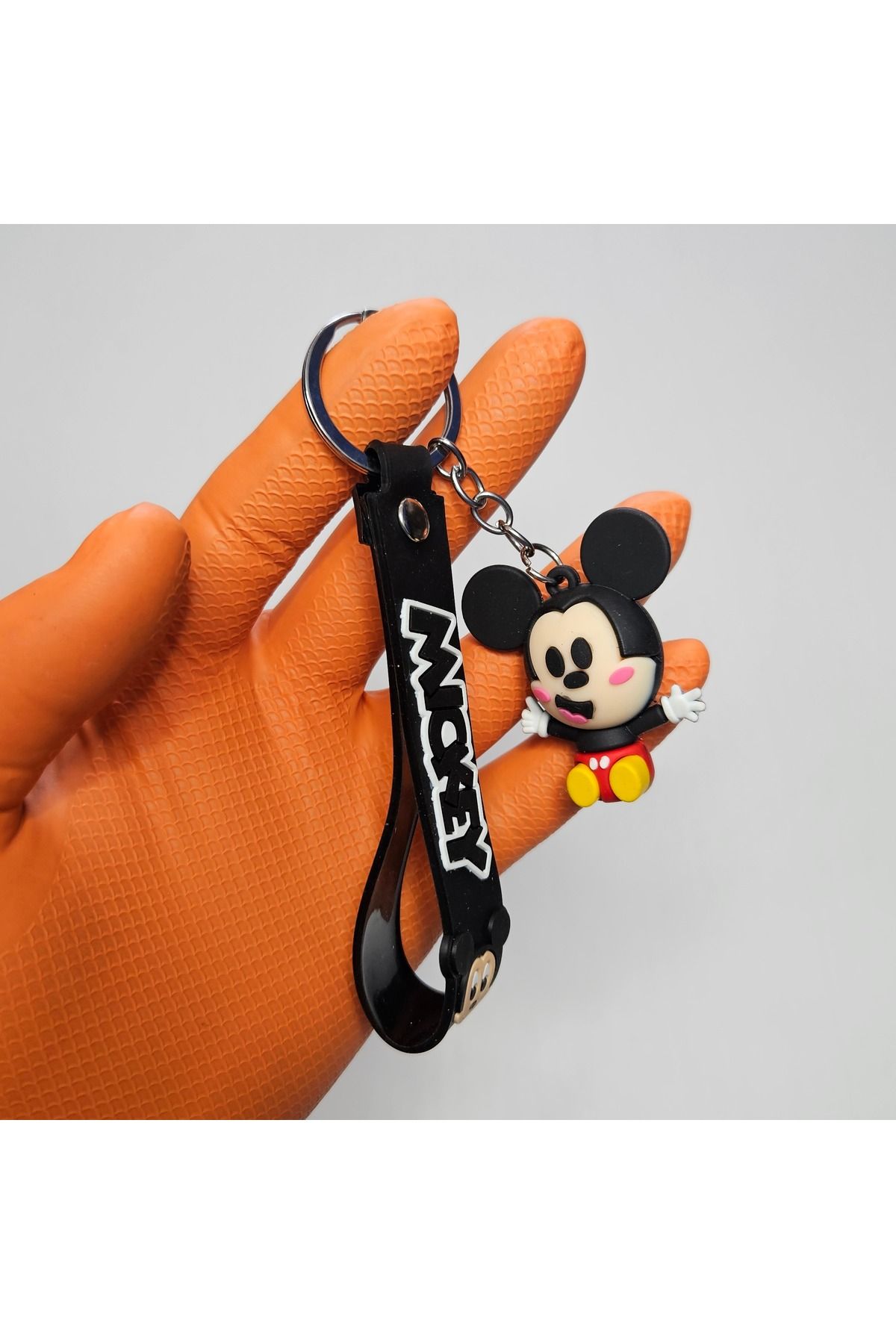 ÜNSA Anahtar Ünsa Anahtar Anahtarlık Aksessuar 3D Anahtarlık Karikatür Figür Mickey
