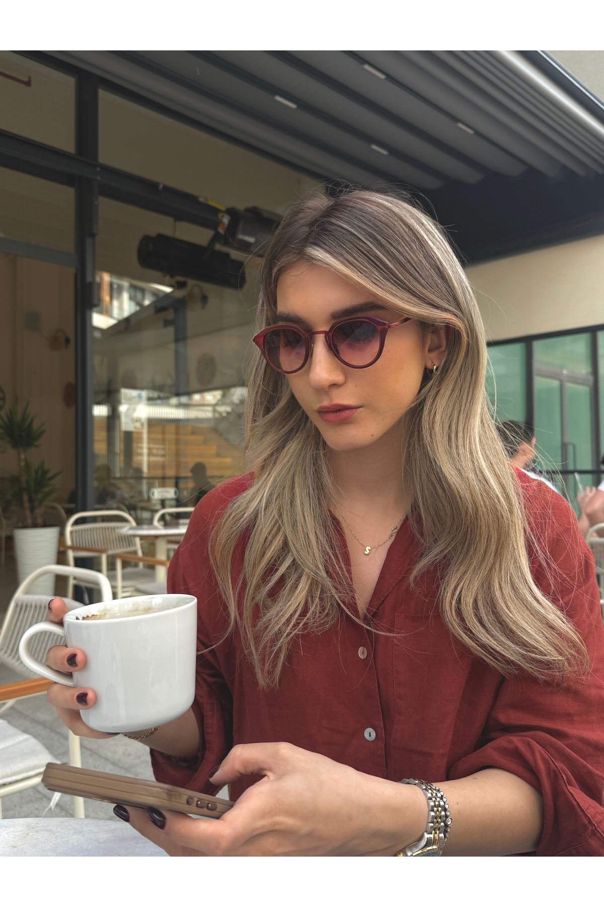 KERSHE DESİGN Sundaze Unisex Güneş Gözlüğü