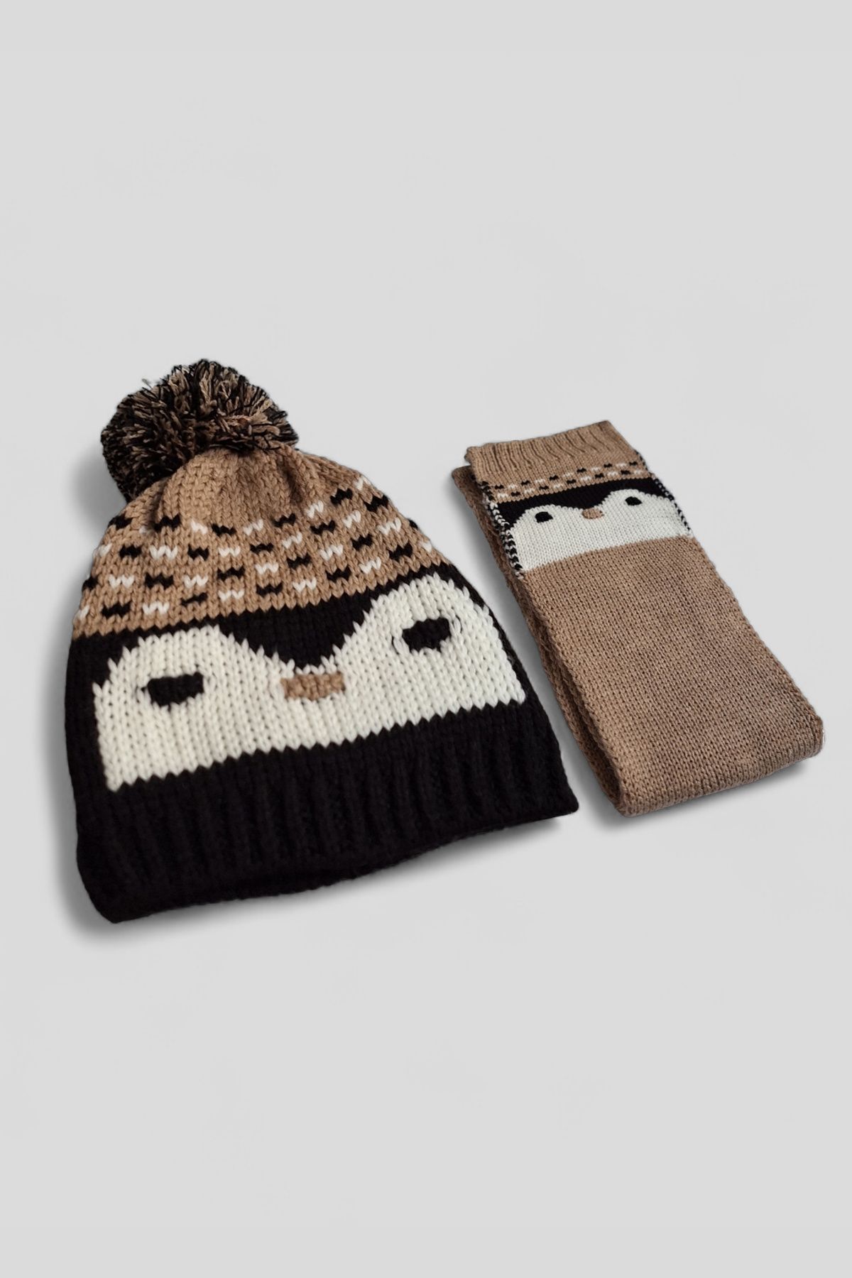 Kitti Erkek Çocuk 4-8 Yaş 2'li Takım Atkı & Bere