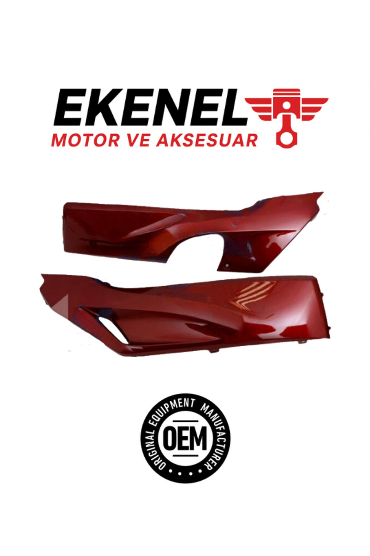 OEM Honda DİO110 Marşpiyel Takım Kırmızı OEM | Gövde Yan Parça Takımı