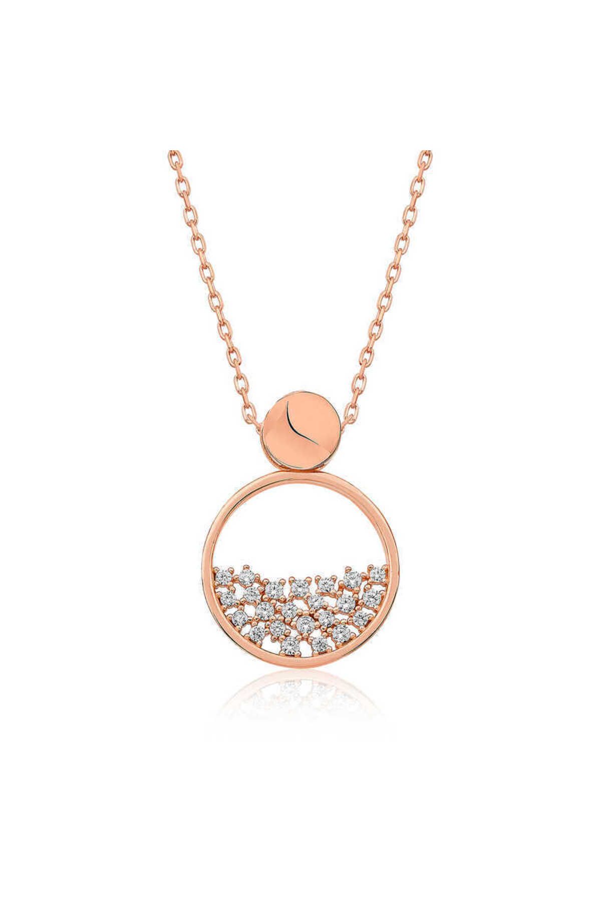 Emperium Gümüş Rose Çiğ Damlası Kolye