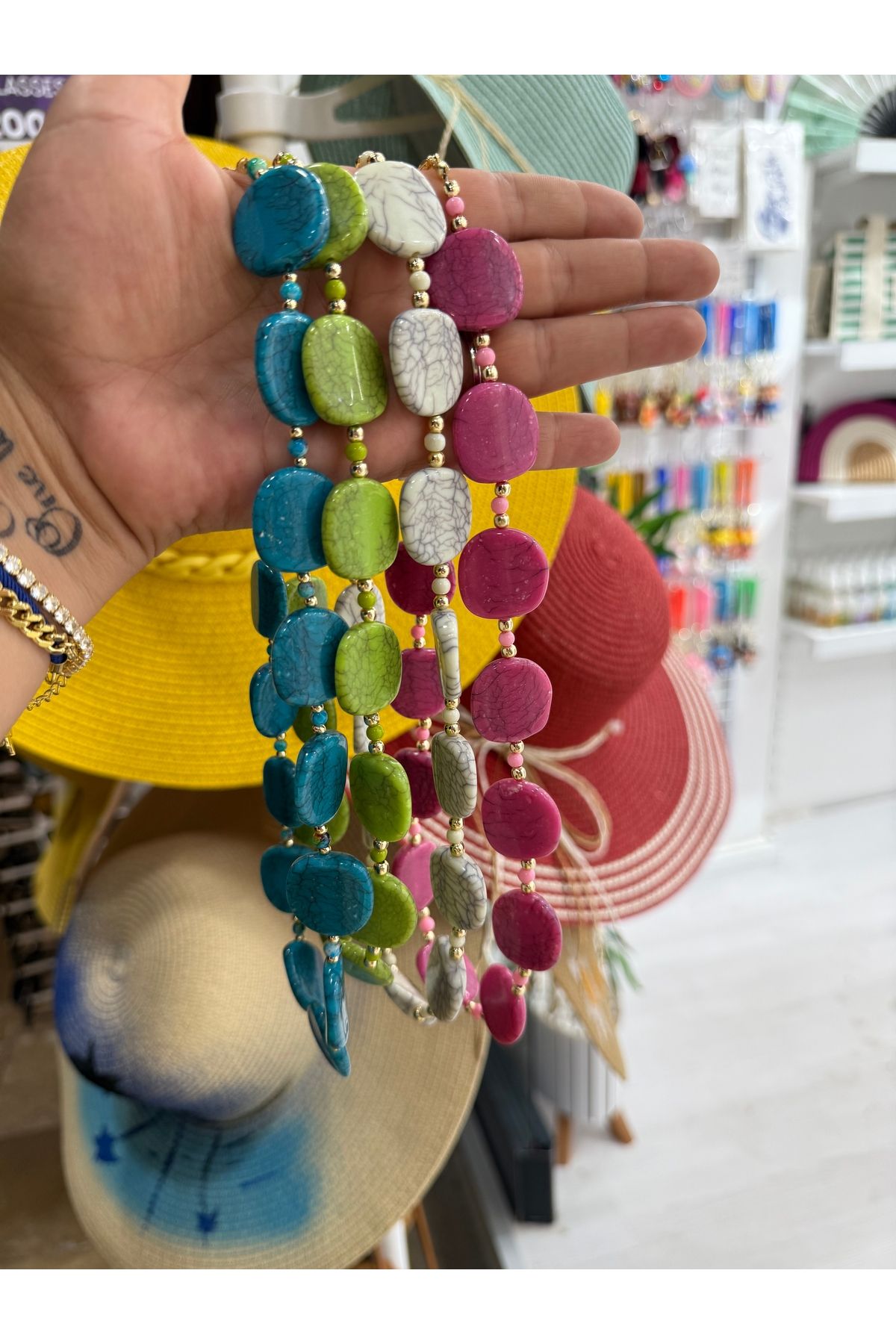 My violet accesorize RENKLİ BONCUK KOLYE