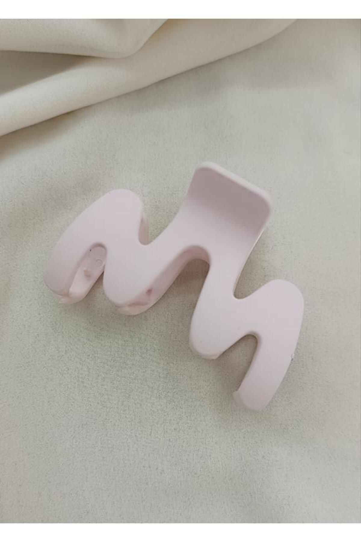 Hd Marketim Mandal Toka Saç Aksesuarı 9 cm İthal Ürün Saç Tokası Renk Açık Pembe