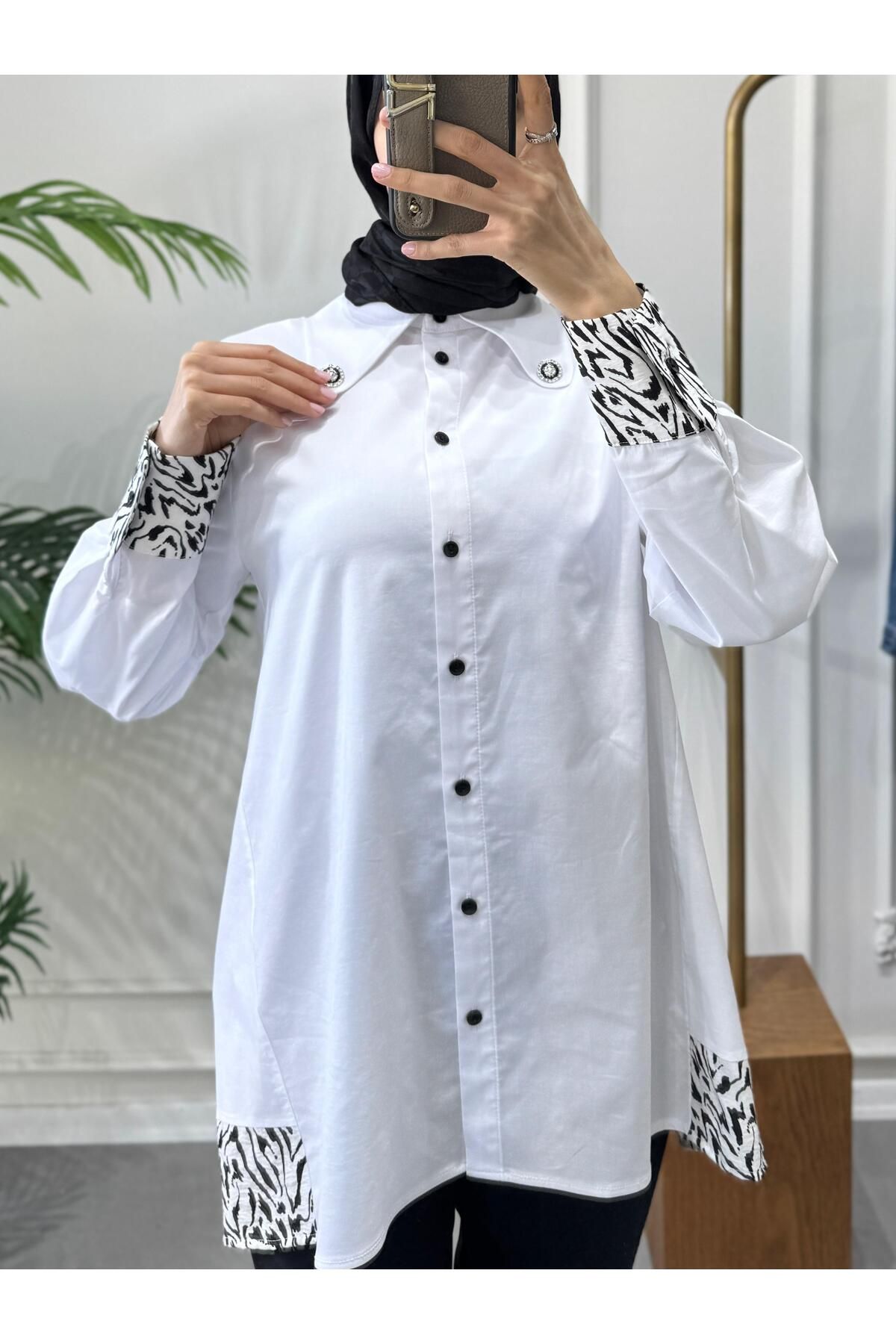 Cloche DAFNE GARNİLİ GÖMLEK