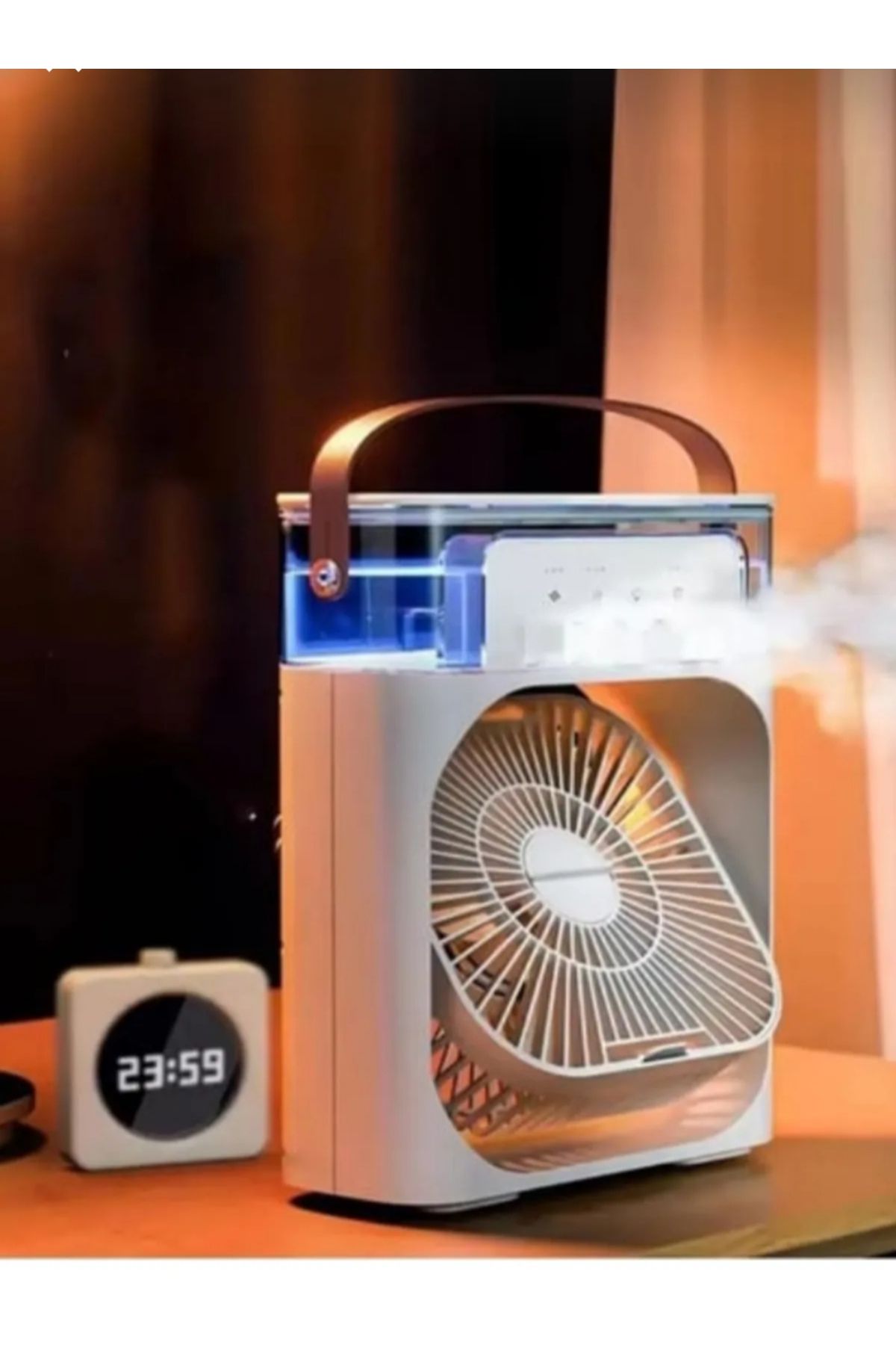 HOT POWER Buzlu Işıklı Fan Klima