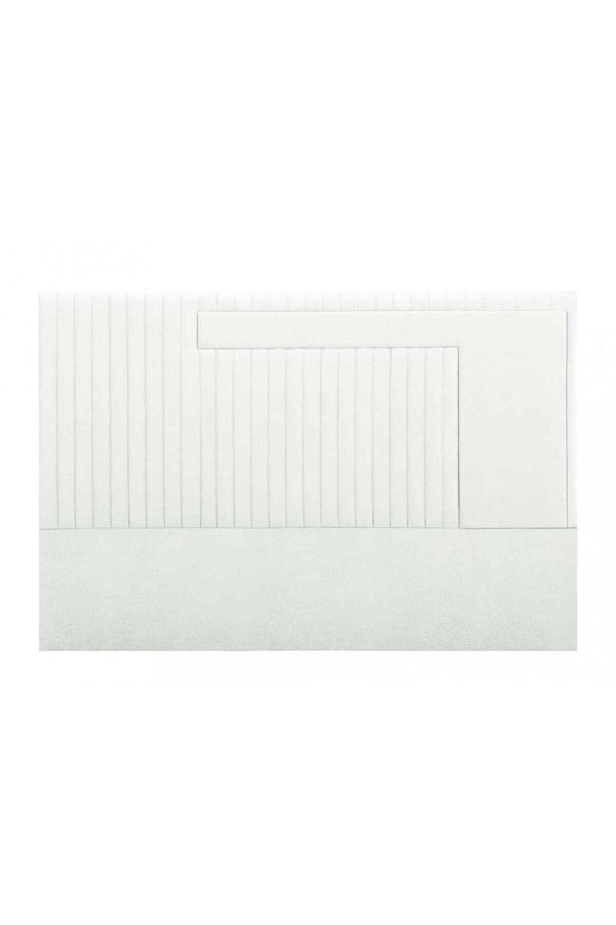 House One-H008 | Velvet headboard - White - 120x200 cm 1